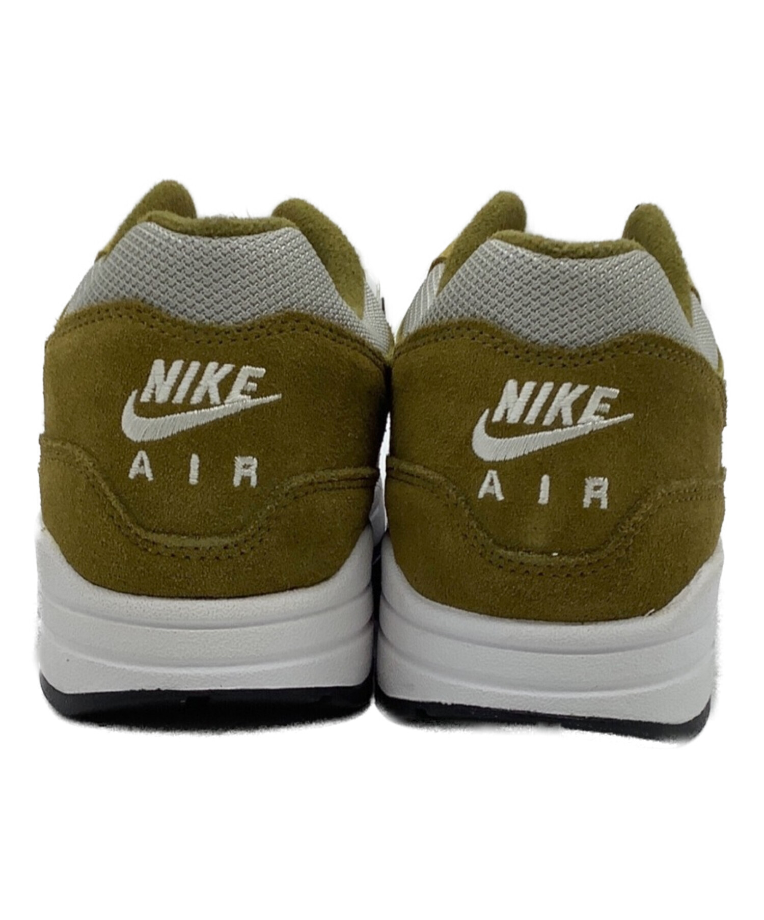 NIKE (ナイキ) AIR MAX 1 PREMIUM RETRO GREEN CURRY（エア マックス 1 プレミアム レトロ　グリーンカレー）  グリーン サイズ:UK 9 未使用品