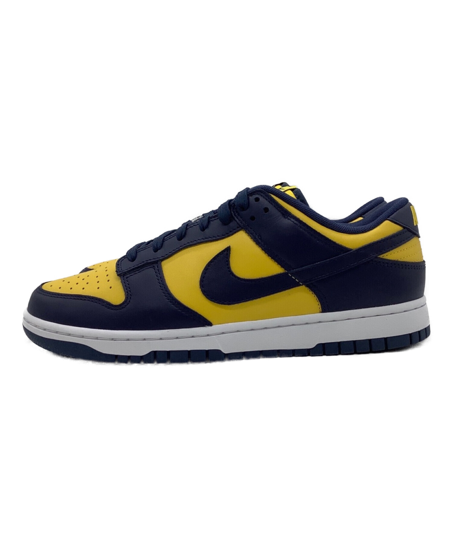 中古・古着通販】NIKE (ナイキ) DUNK LOW RETRO MIDNIGHT（ダンク ロー レトロ ミシガン） ネイビー×イエロー  サイズ:UK 9 未使用品｜ブランド・古着通販 トレファク公式【TREFAC FASHION】スマホサイト