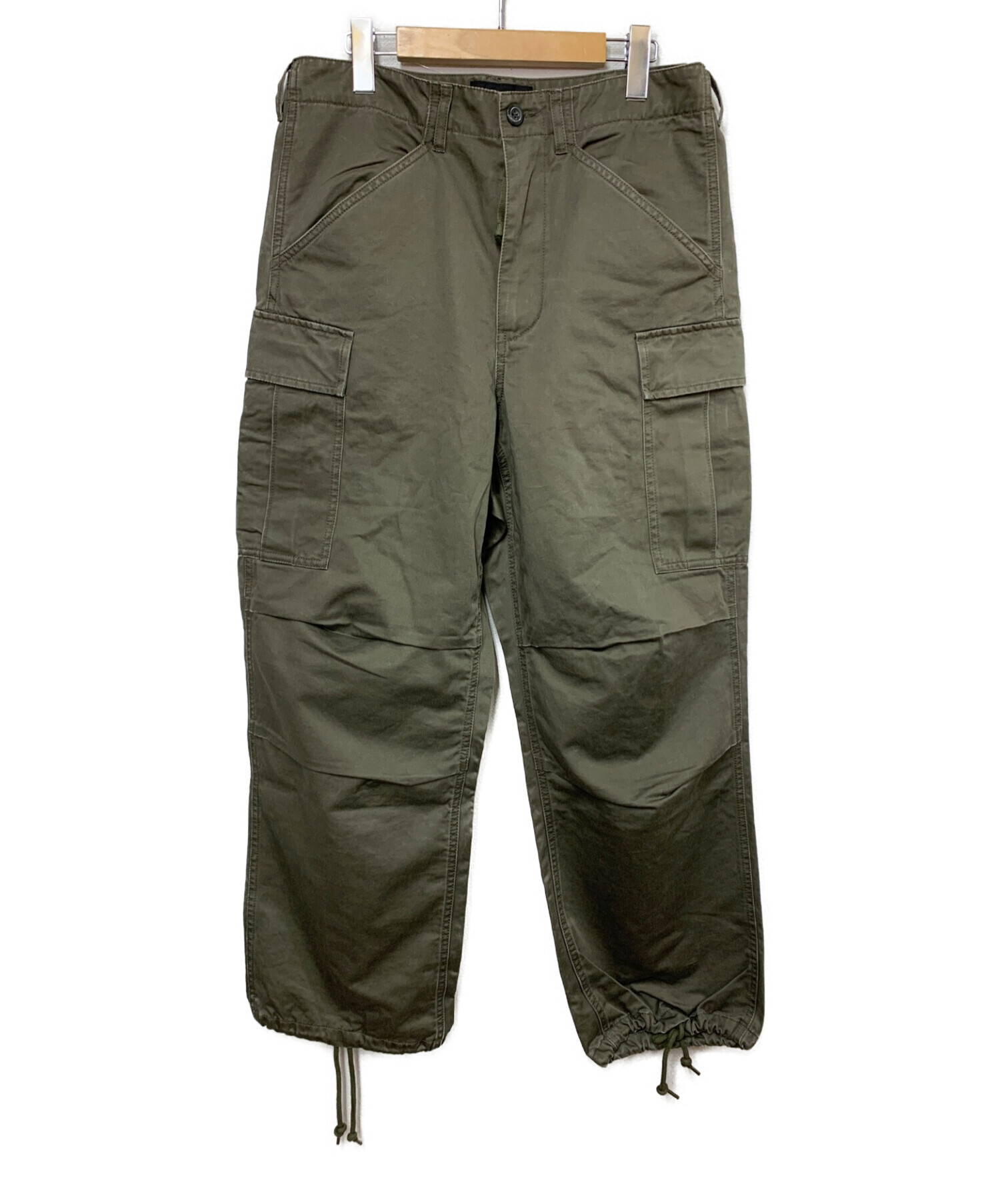 AVIREX (アヴィレックス) WIDE FATIGUE PANTS(ワイド ファティーグパンツ) グリーン サイズ:size L