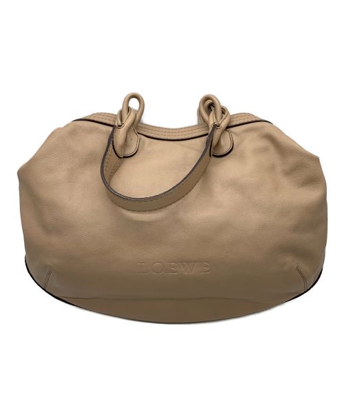 中古・古着通販】LOEWE (ロエベ) レザーバッグ ベージュ