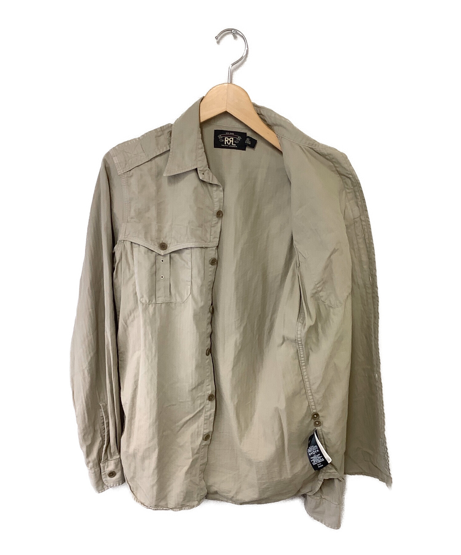 【中古・古着通販】RRL (ダブルアールエル) サファリシャツ