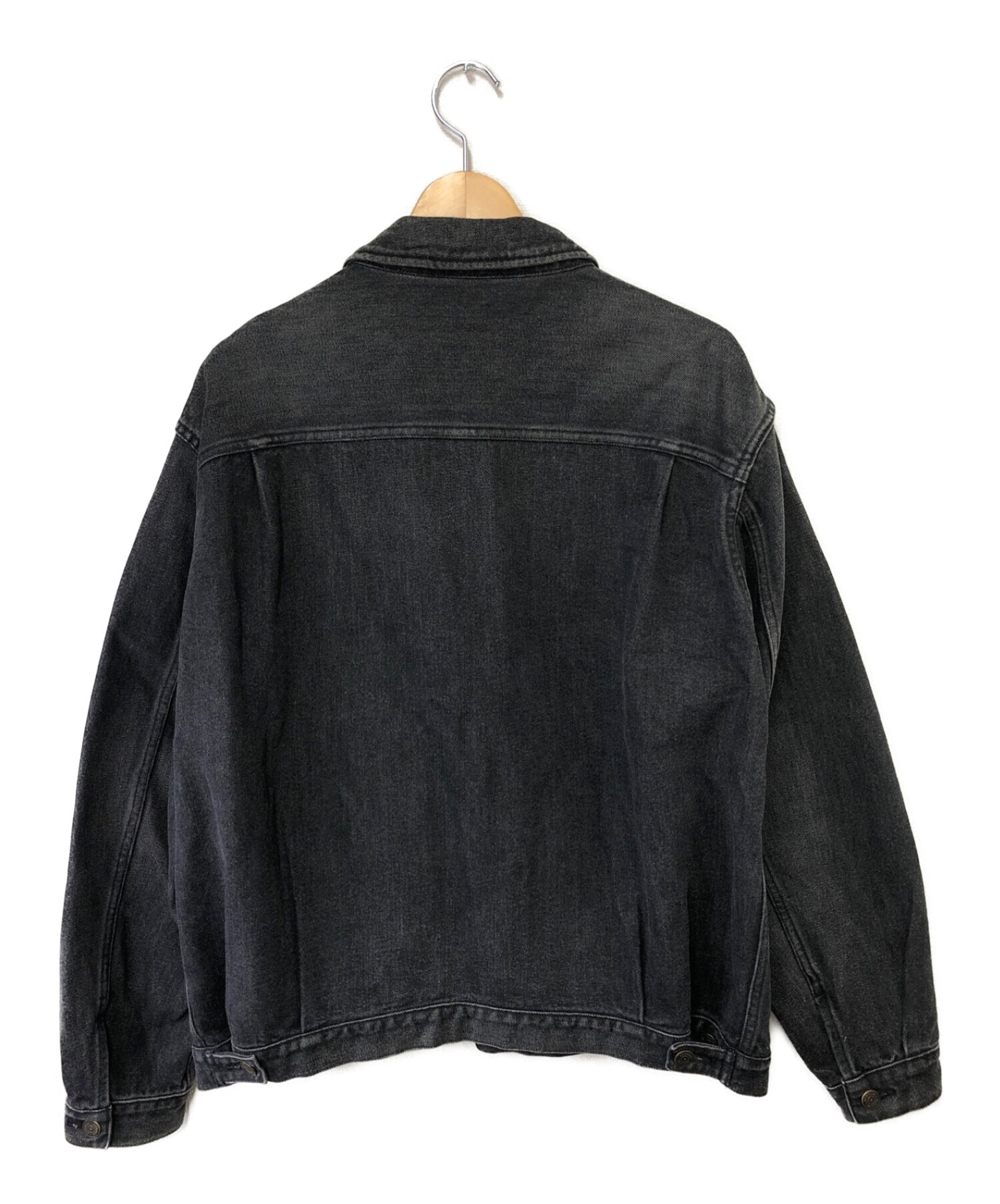 AURALEE (オーラリー) HARD TWIST DENIM BLOUSON ブラック サイズ:SIZE 4