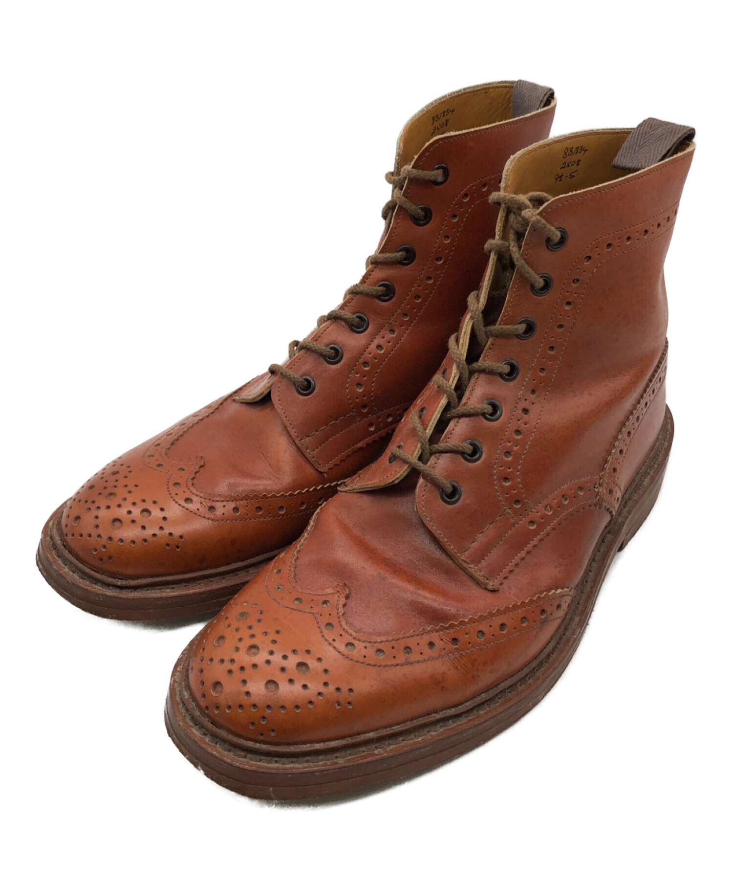 Tricker's (トリッカーズ) カントリーブーツ ブラウン サイズ:9.5