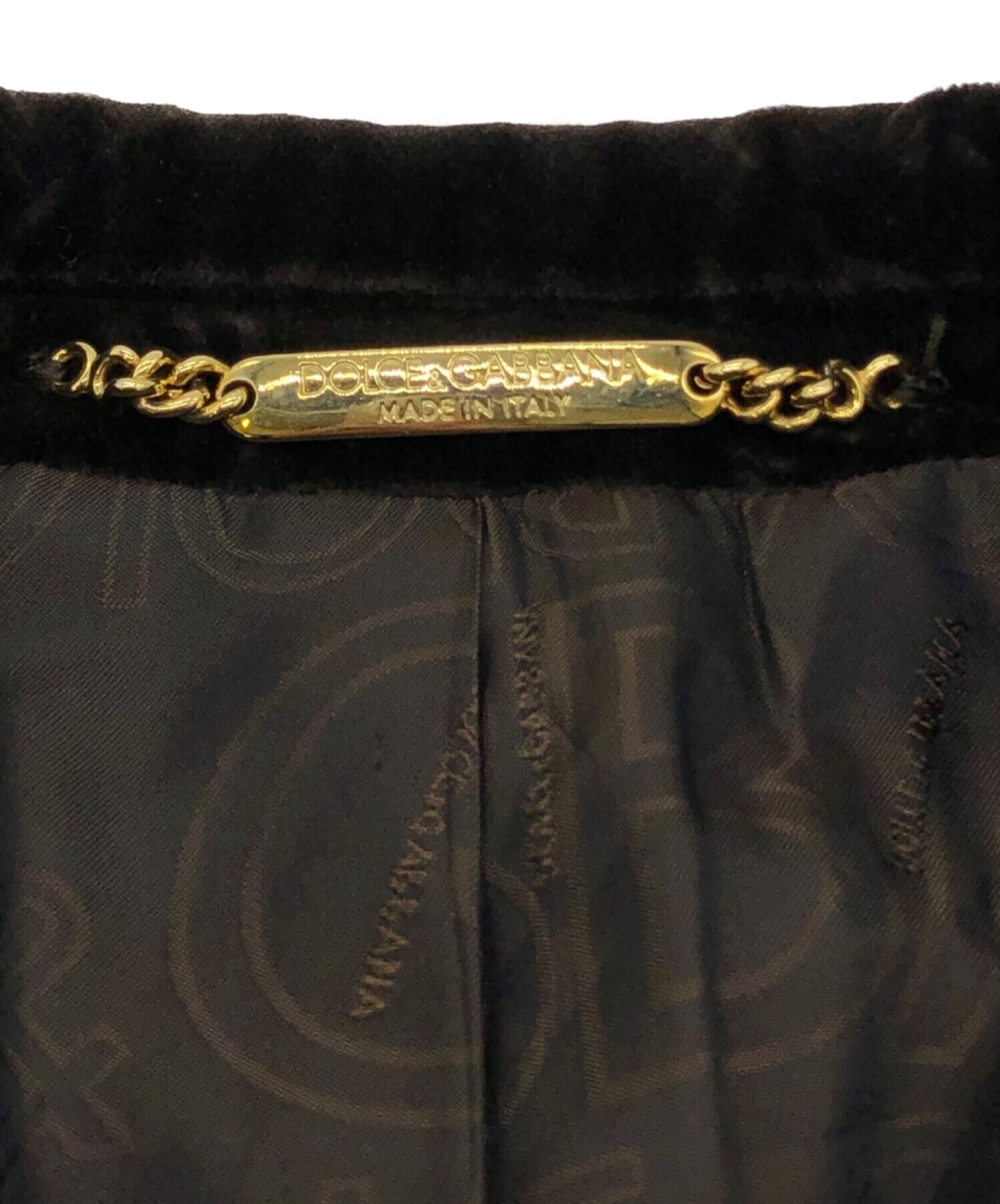 中古・古着通販】DOLCE & GABBANA (ドルチェ＆ガッバーナ) ベロア