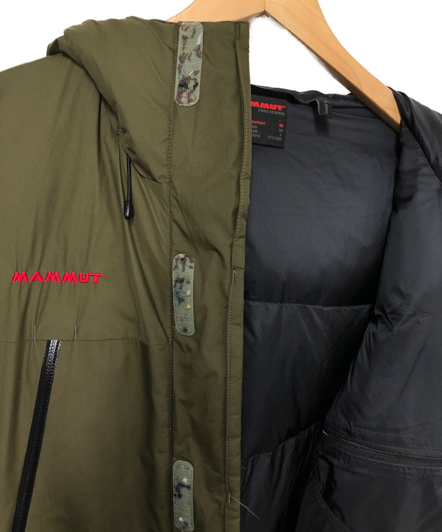 MAMMUT (マムート) スノーフィールドダウンジャケット オリーブ サイズ:size L