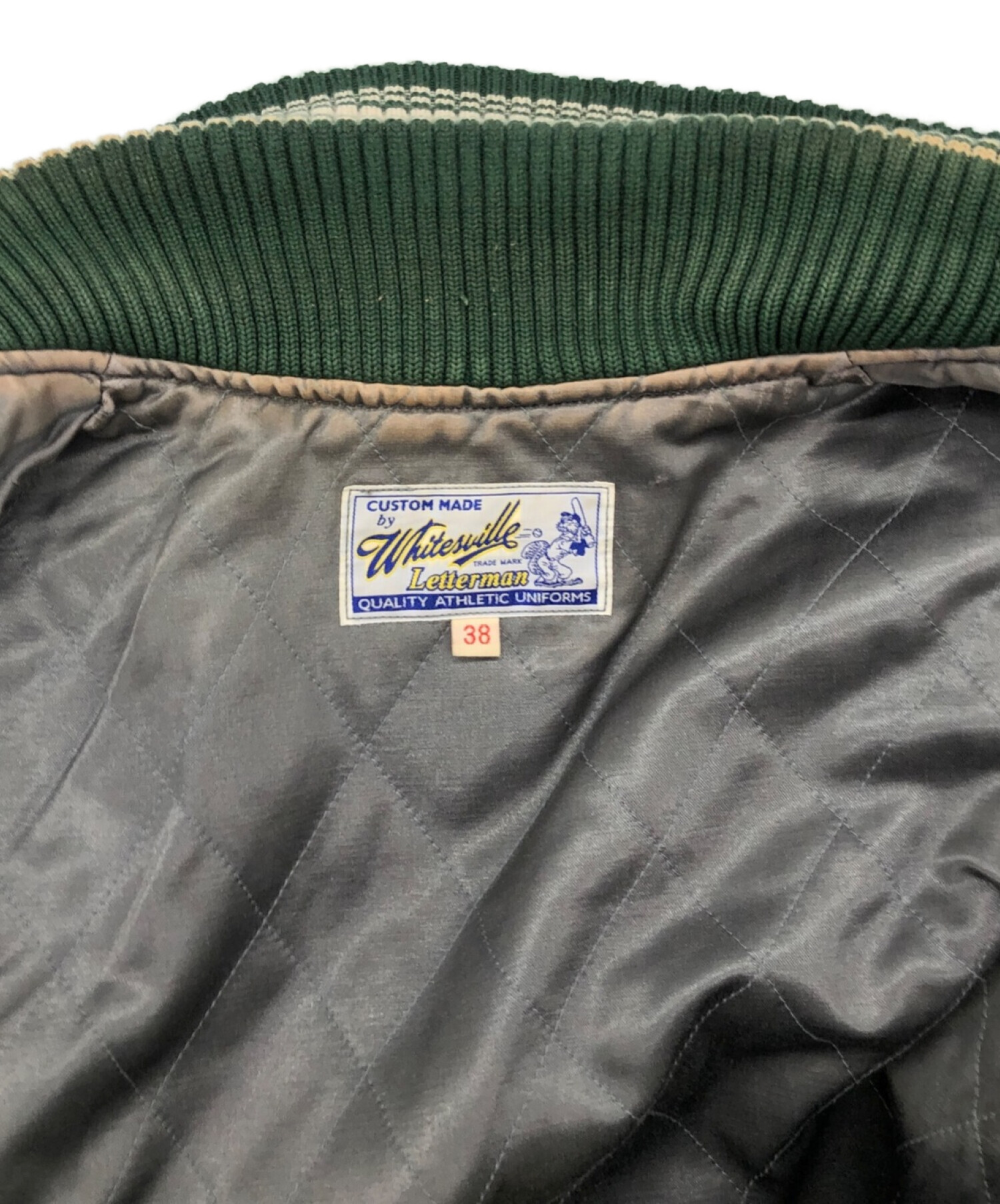 中古・古着通販】WHITESVILLE (ホワイツビル) スタジャン グレー