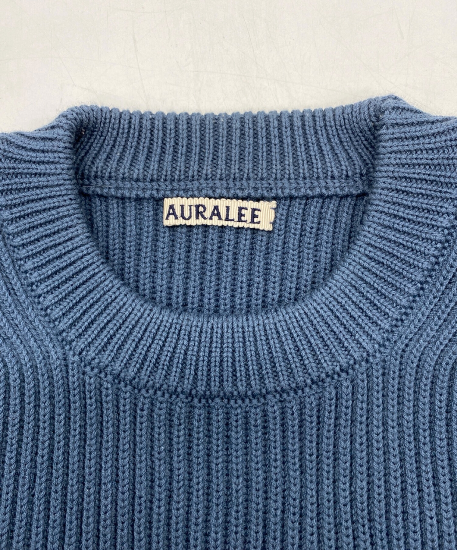 AURALEE ニット　ブルー　サイズ3ニット/セーター