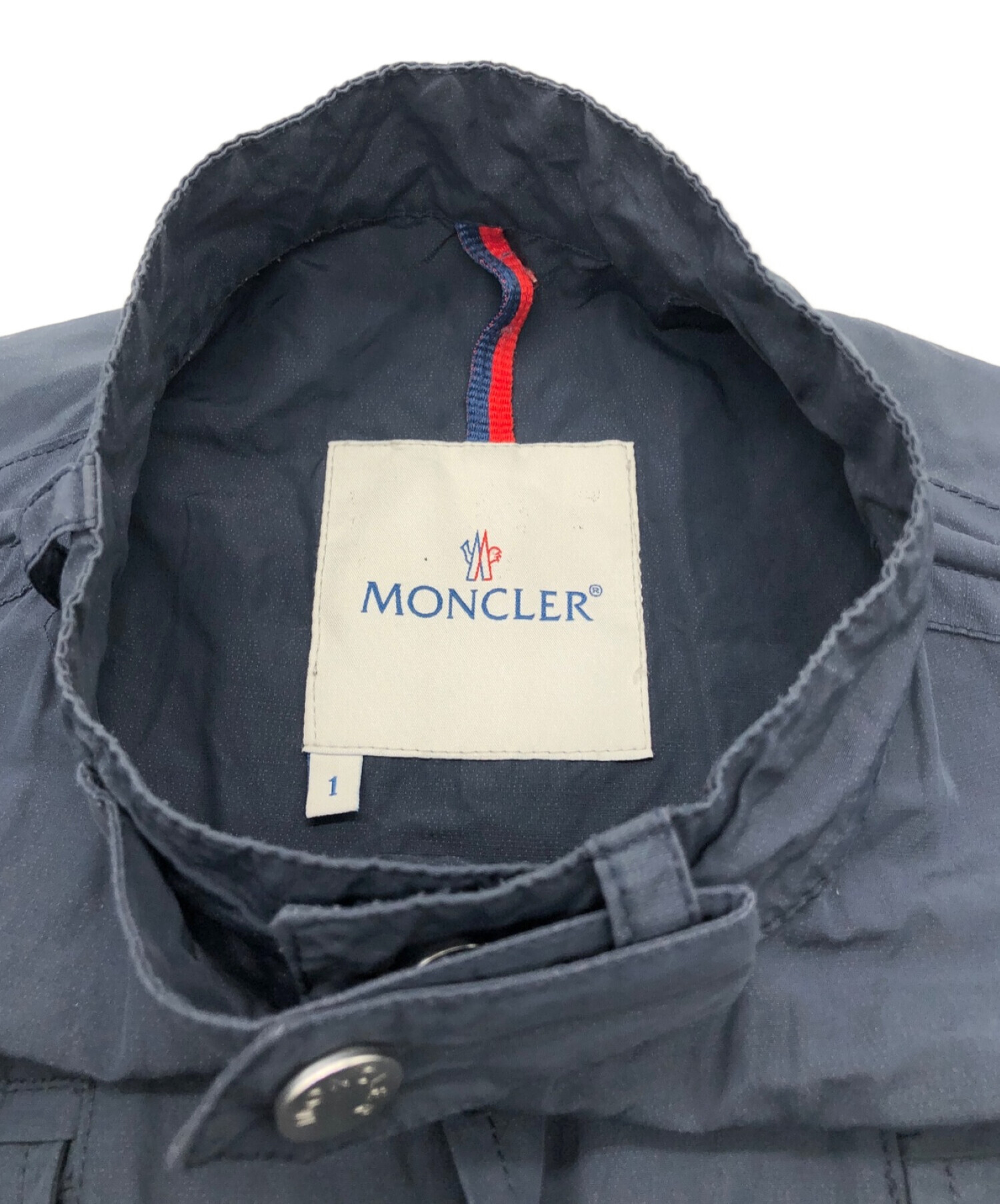 中古・古着通販】MONCLER (モンクレール) M65ジャケット ネイビー