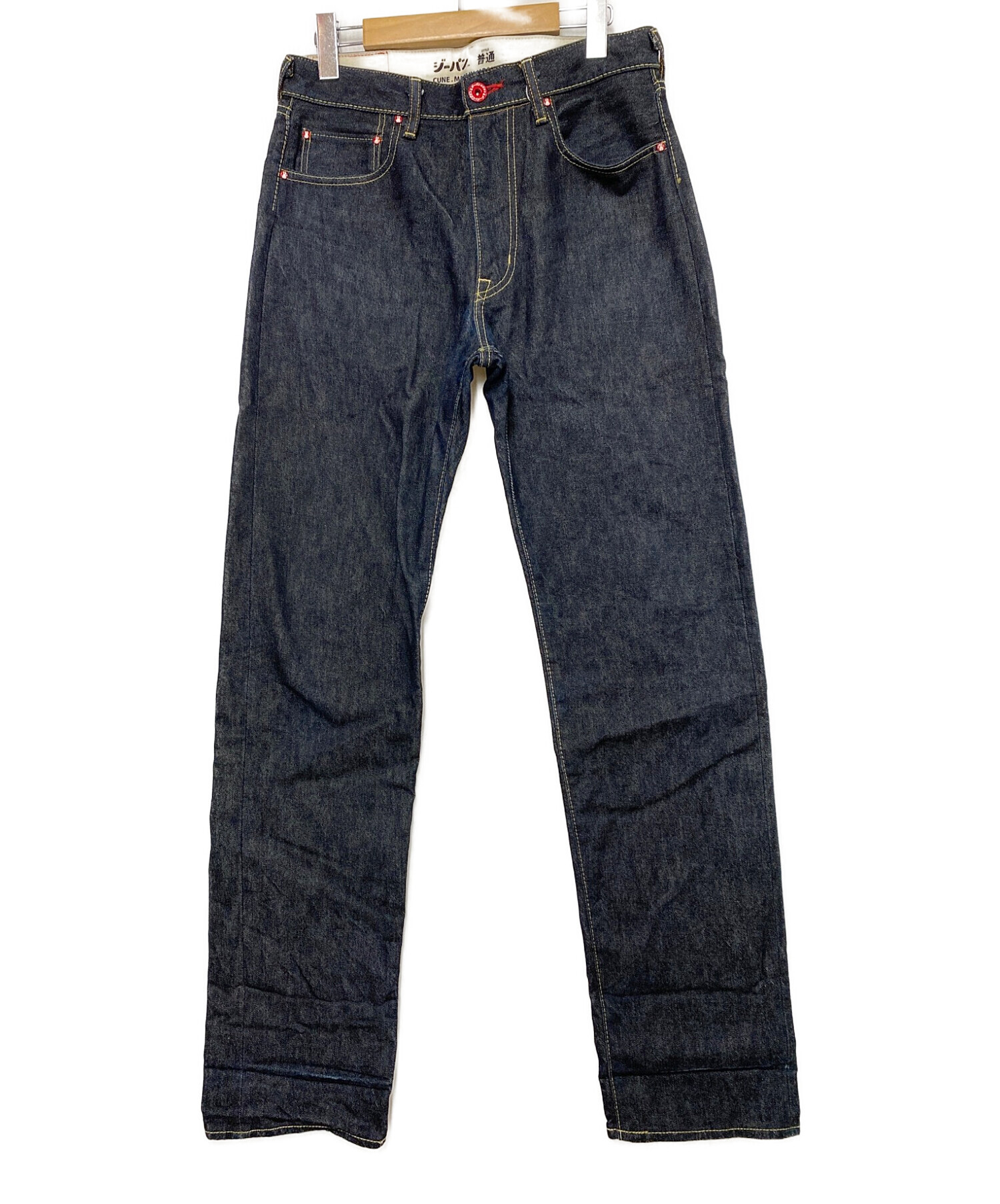 【低価大得価】CUNE うさぎジーンズ 32インチ ウォッシュ・ダメージ加工 パンツ