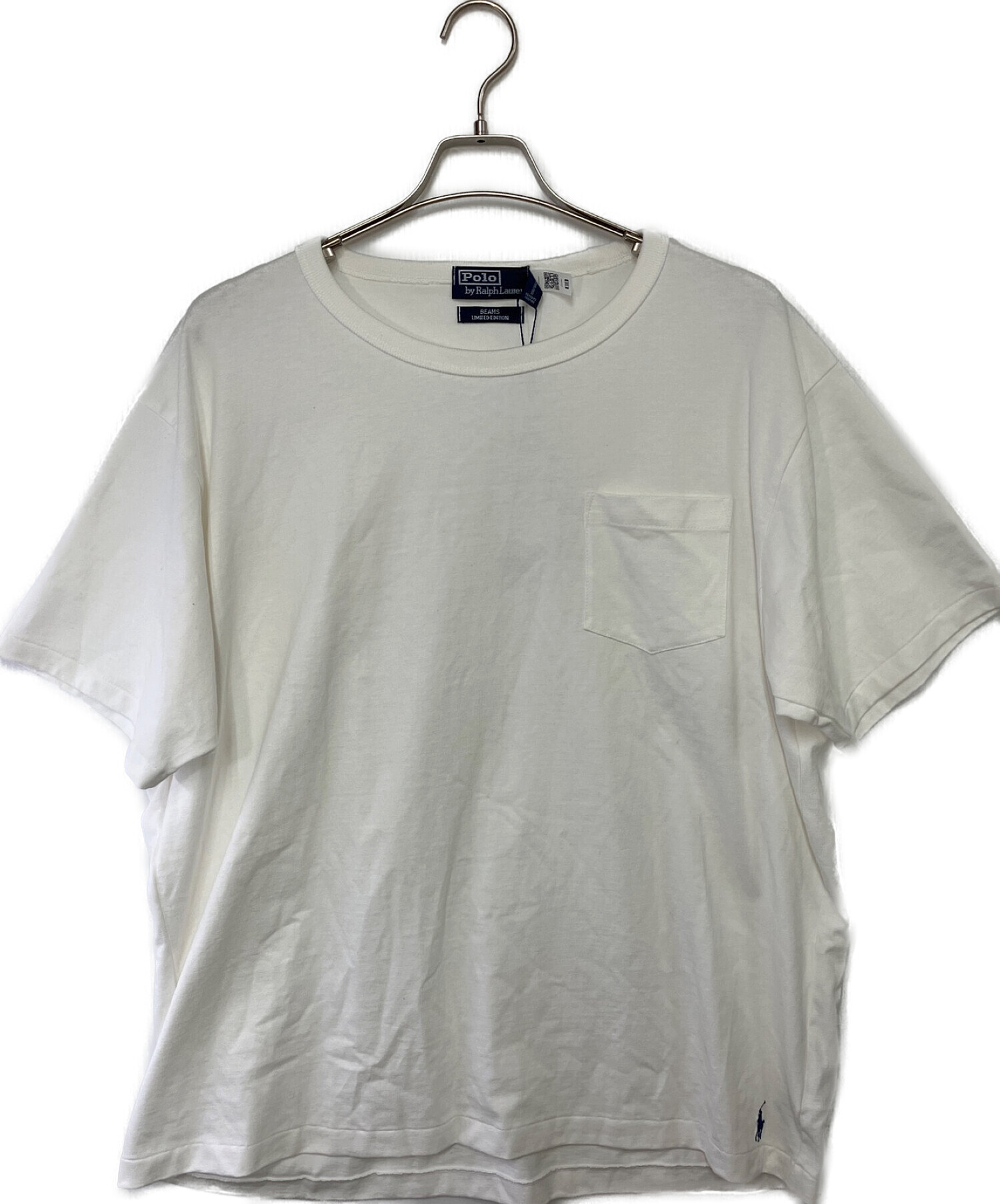 中古・古着通販】POLO RALPH LAUREN×BEAMS (ポロ ラルフローレン×ビームス) ヘビーウェイトカットソー ホワイト サイズ:L  未使用品｜ブランド・古着通販 トレファク公式【TREFAC FASHION】スマホサイト