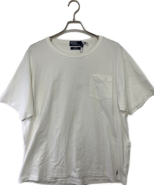 【中古・古着通販】POLO RALPH LAUREN×BEAMS (ポロ ラルフローレン×ビームス) ヘビーウェイトカットソー ホワイト サイズ:L  未使用品｜ブランド・古着通販 トレファク公式【TREFAC FASHION】スマホサイト