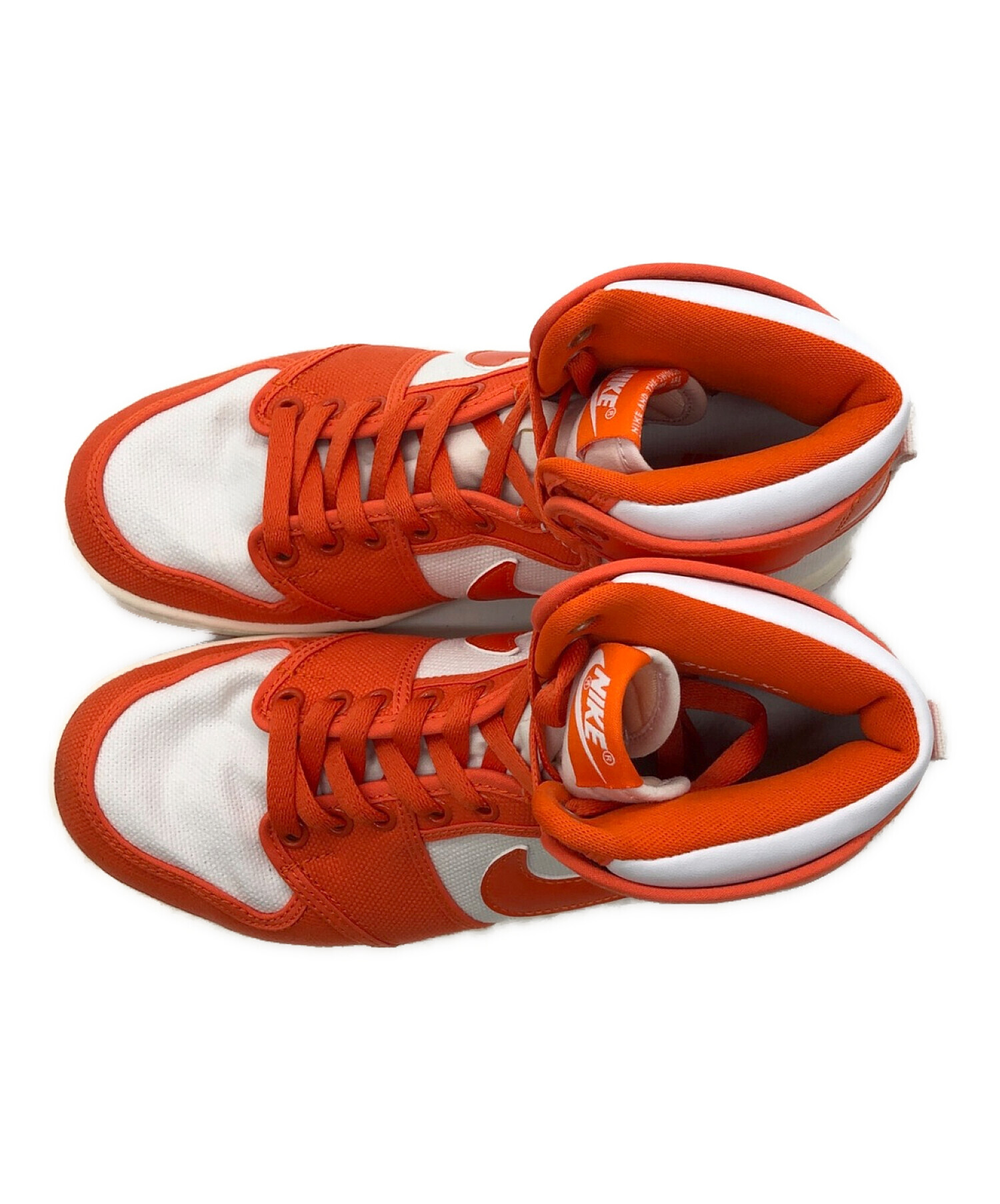 中古・古着通販】NIKE (ナイキ) ハイカットスニーカー ホワイト×オレンジ サイズ:25.5｜ブランド・古着通販 トレファク公式【TREFAC  FASHION】スマホサイト