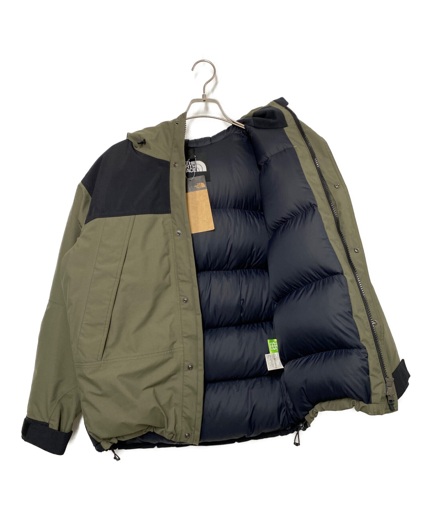 中古・古着通販】THE NORTH FACE (ザ ノース フェイス) マウンテンダウンジャケット オリーブ×ブラック サイズ:Ｍ｜ブランド・古着通販  トレファク公式【TREFAC FASHION】スマホサイト