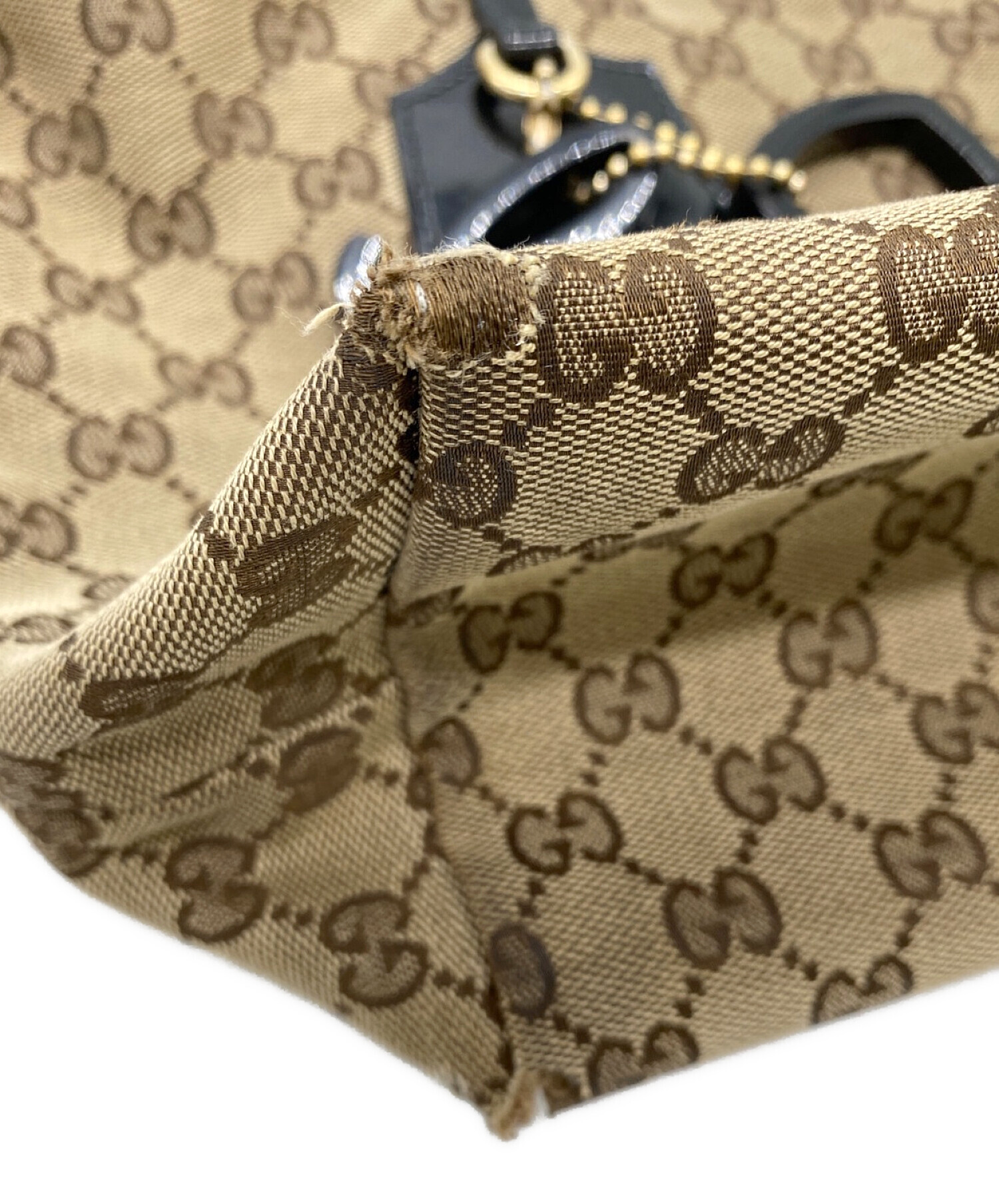 中古・古着通販】GUCCI (グッチ) トートバッグ ブラウン｜ブランド