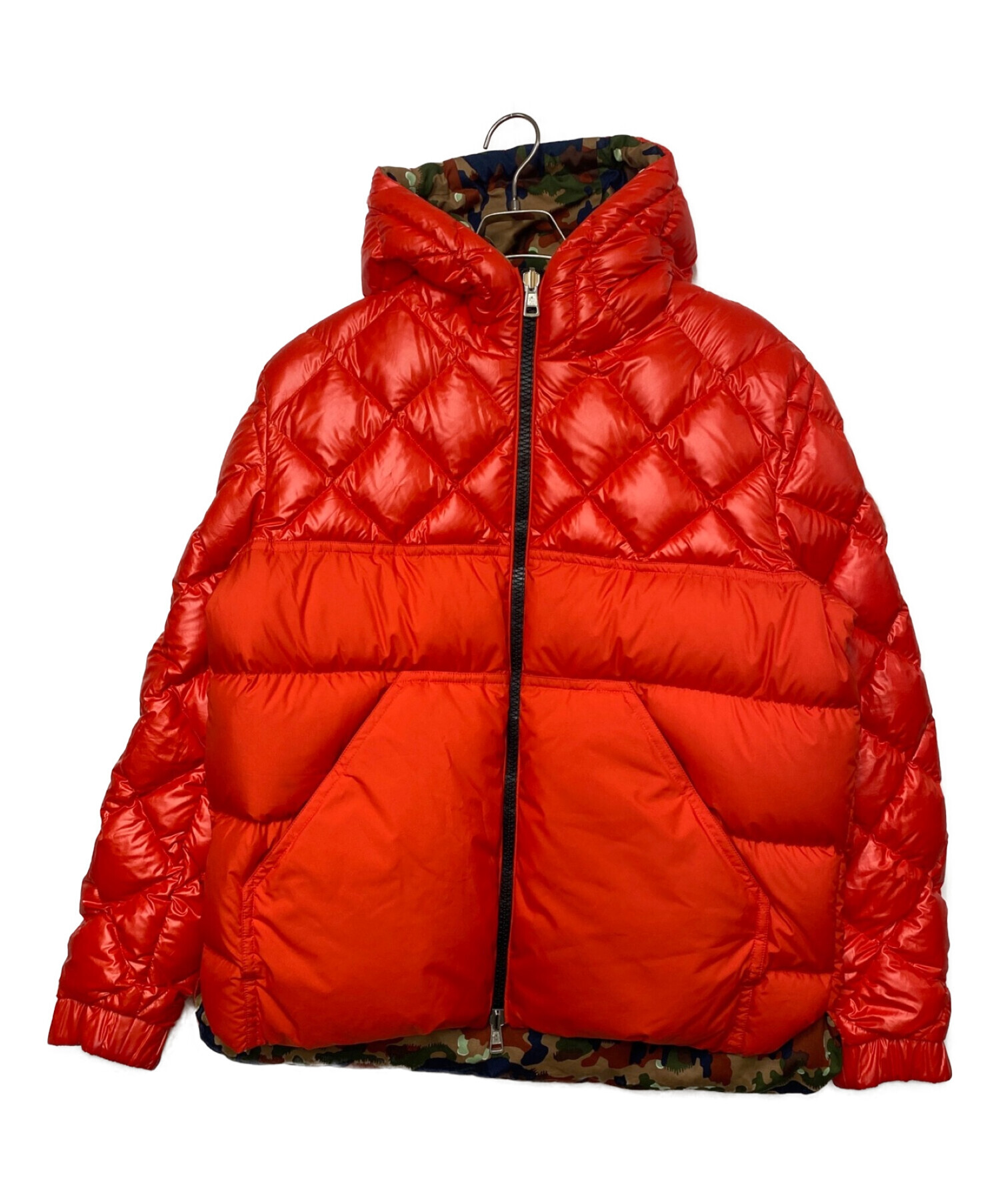 中古・古着通販】MONCLER (モンクレール) リバーシブルダウンジャケット ブラウン サイズ:2｜ブランド・古着通販 トレファク公式【TREFAC  FASHION】スマホサイト