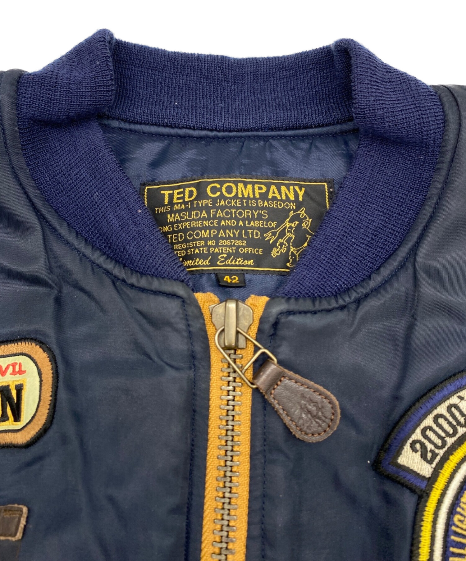 TED COMPANY (テッドカンパニー) MA-1ジャケット ネイビー サイズ:42