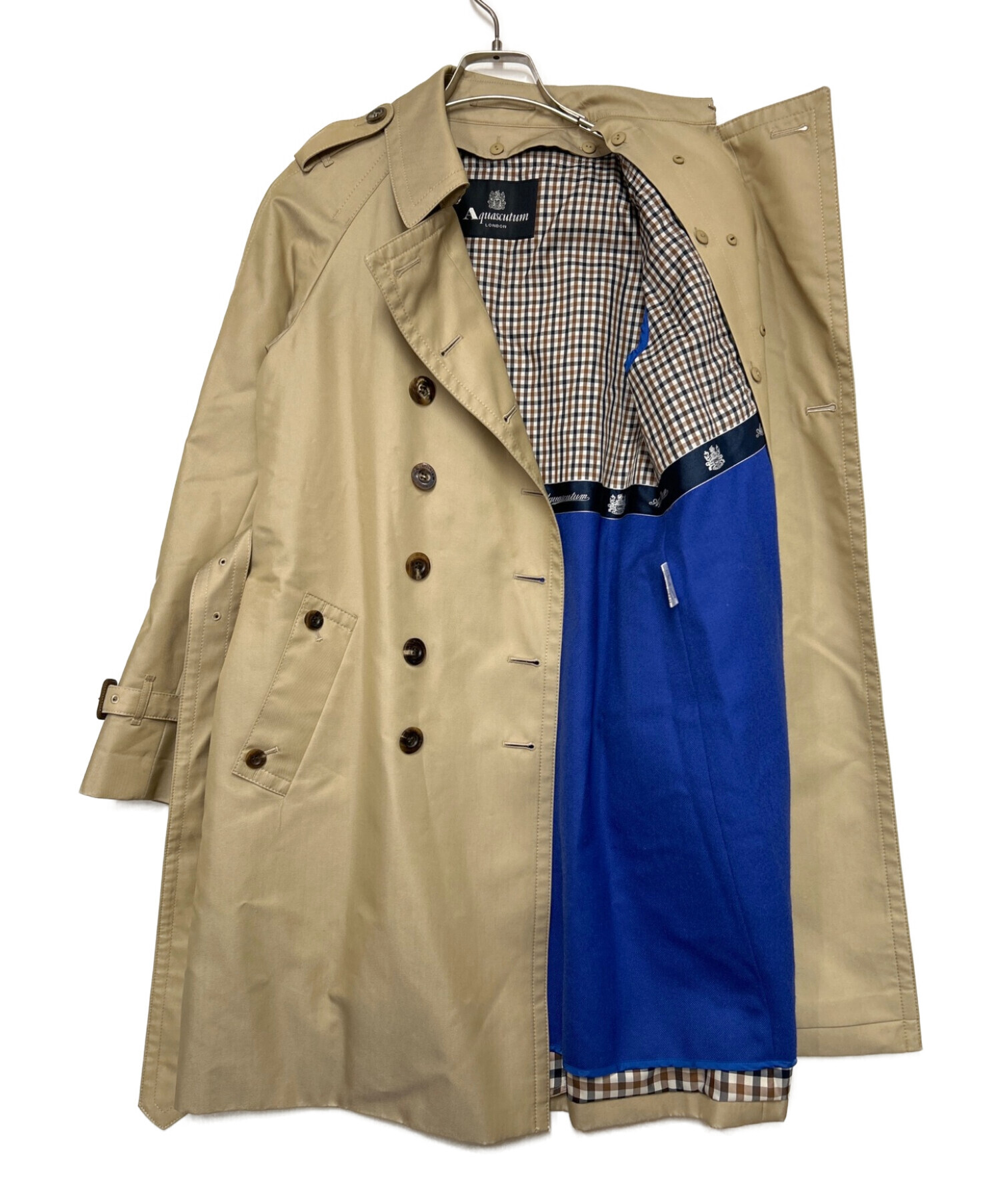 中古・古着通販】Aquascutum (アクアスキュータム) ライナー付きトレンチコート ベージュ サイズ:8｜ブランド・古着通販  トレファク公式【TREFAC FASHION】スマホサイト