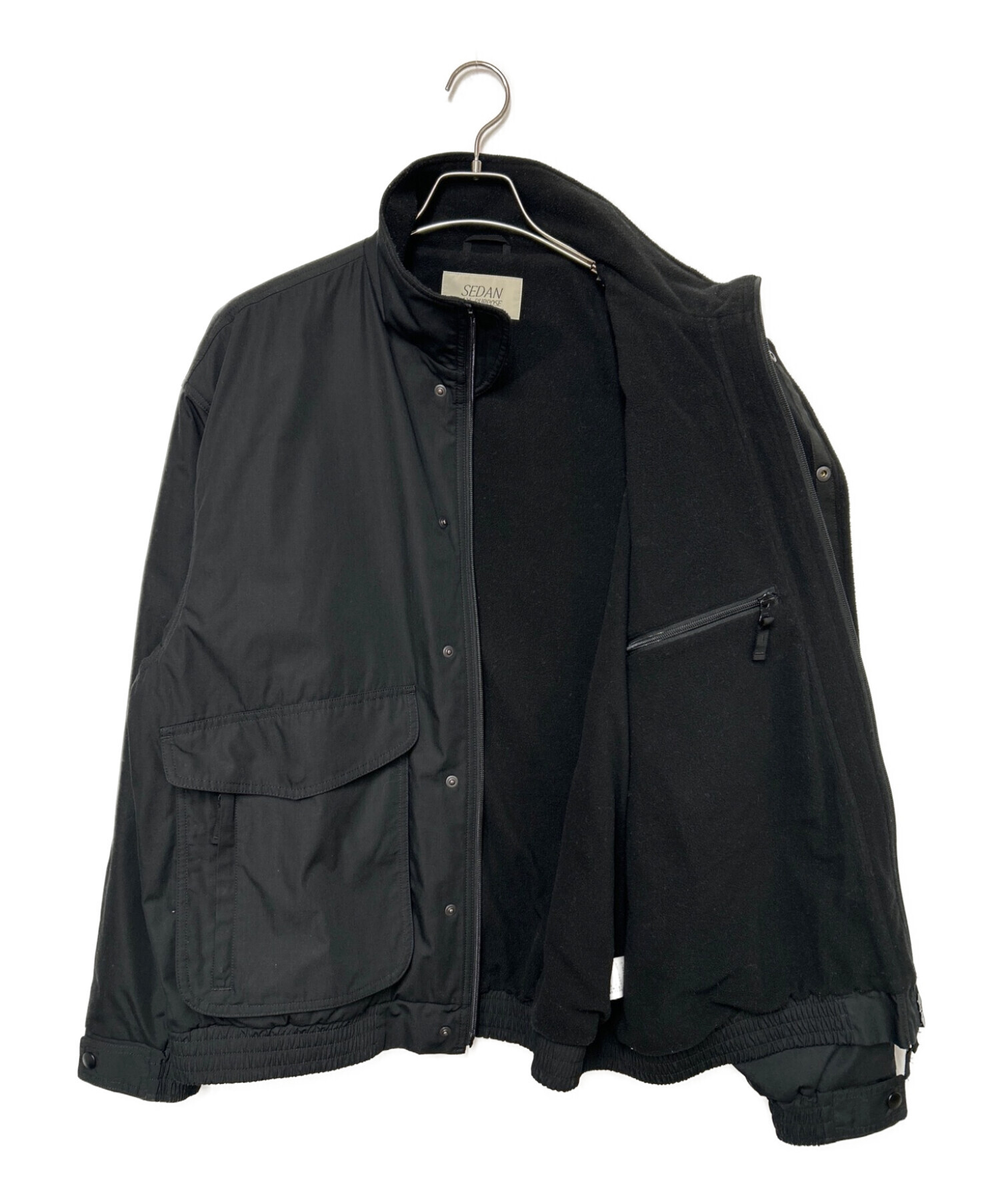 【中古・古着通販】SEDAN ALL-PURPOSE (セダンオールパーパス) FLEECE LINED JACKET ブラック サイズ:size  XL｜ブランド・古着通販 トレファク公式【TREFAC FASHION】スマホサイト