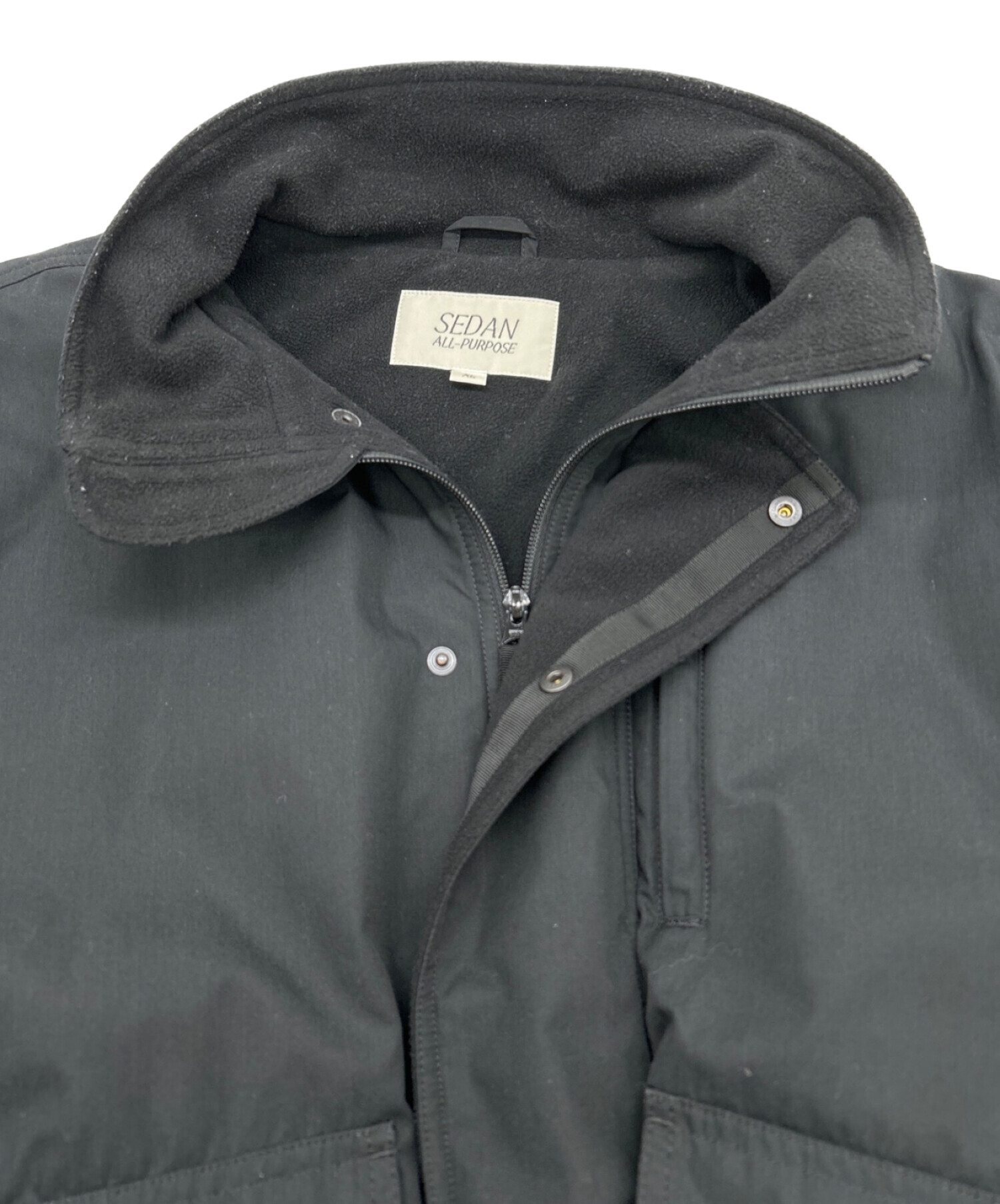 中古・古着通販】SEDAN ALL-PURPOSE (セダンオールパーパス) FLEECE LINED JACKET ブラック サイズ:size  XL｜ブランド・古着通販 トレファク公式【TREFAC FASHION】スマホサイト