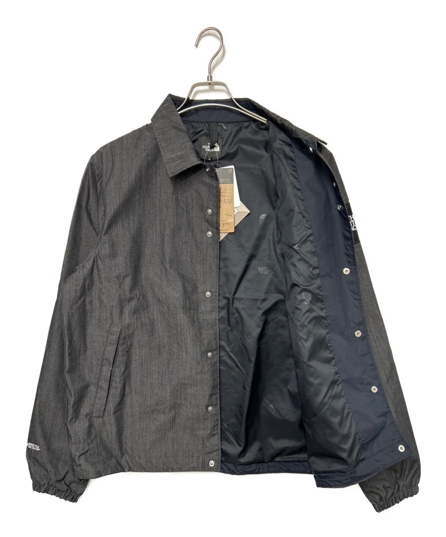 THE NORTH FACE (ザ ノース フェイス) GTX DENIM COACH JACKET ブラック サイズ:size L 未使用品