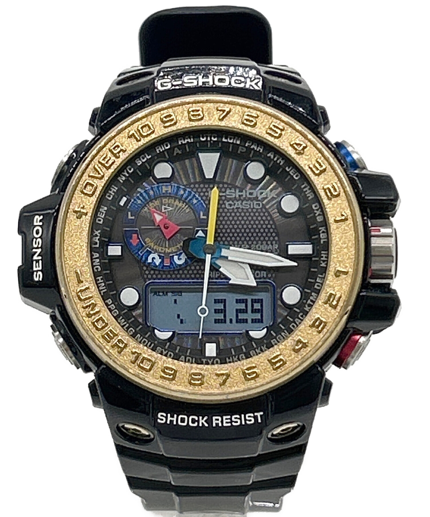 CASIO (カシオ) 腕時計 ブラック×ゴールド
