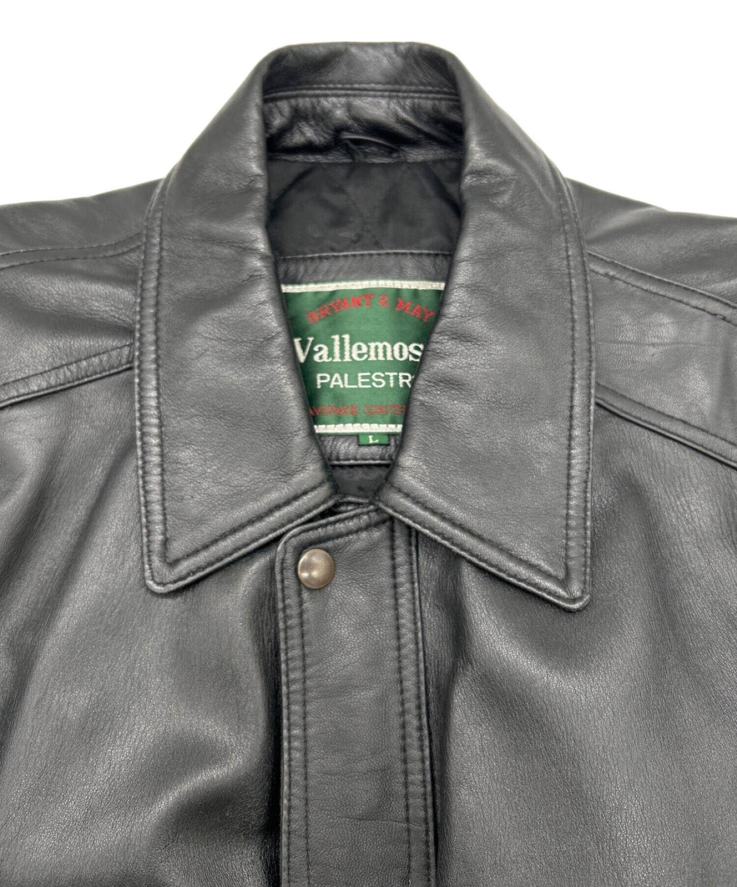 Vallemosso (ヴァッレモッソ) レザーブルゾン ブラック サイズ:size L