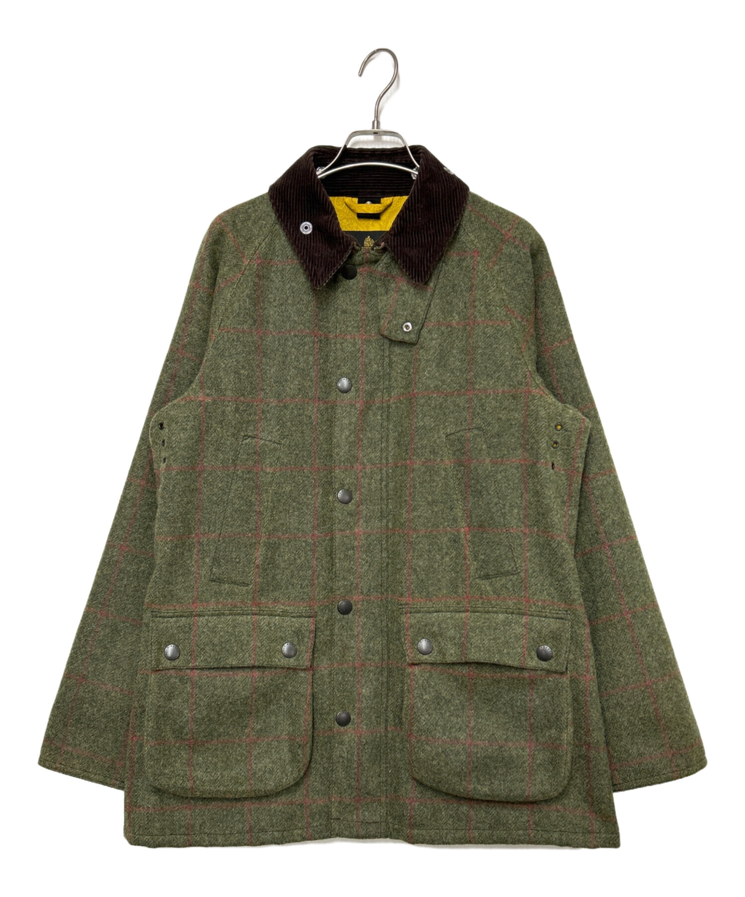 Barbour (バブアー) ワックスドツイード ジャケット オリーブ サイズ:SIZE M