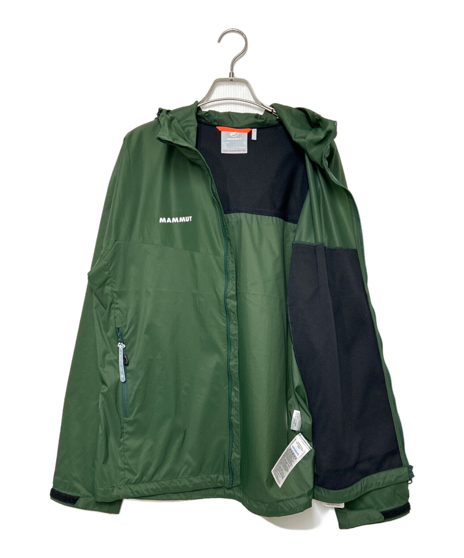 中古・古着通販】MAMMUT (マムート) ウインドブレーカー グリーン サイズ:SIZE L 未使用品｜ブランド・古着通販  トレファク公式【TREFAC FASHION】スマホサイト