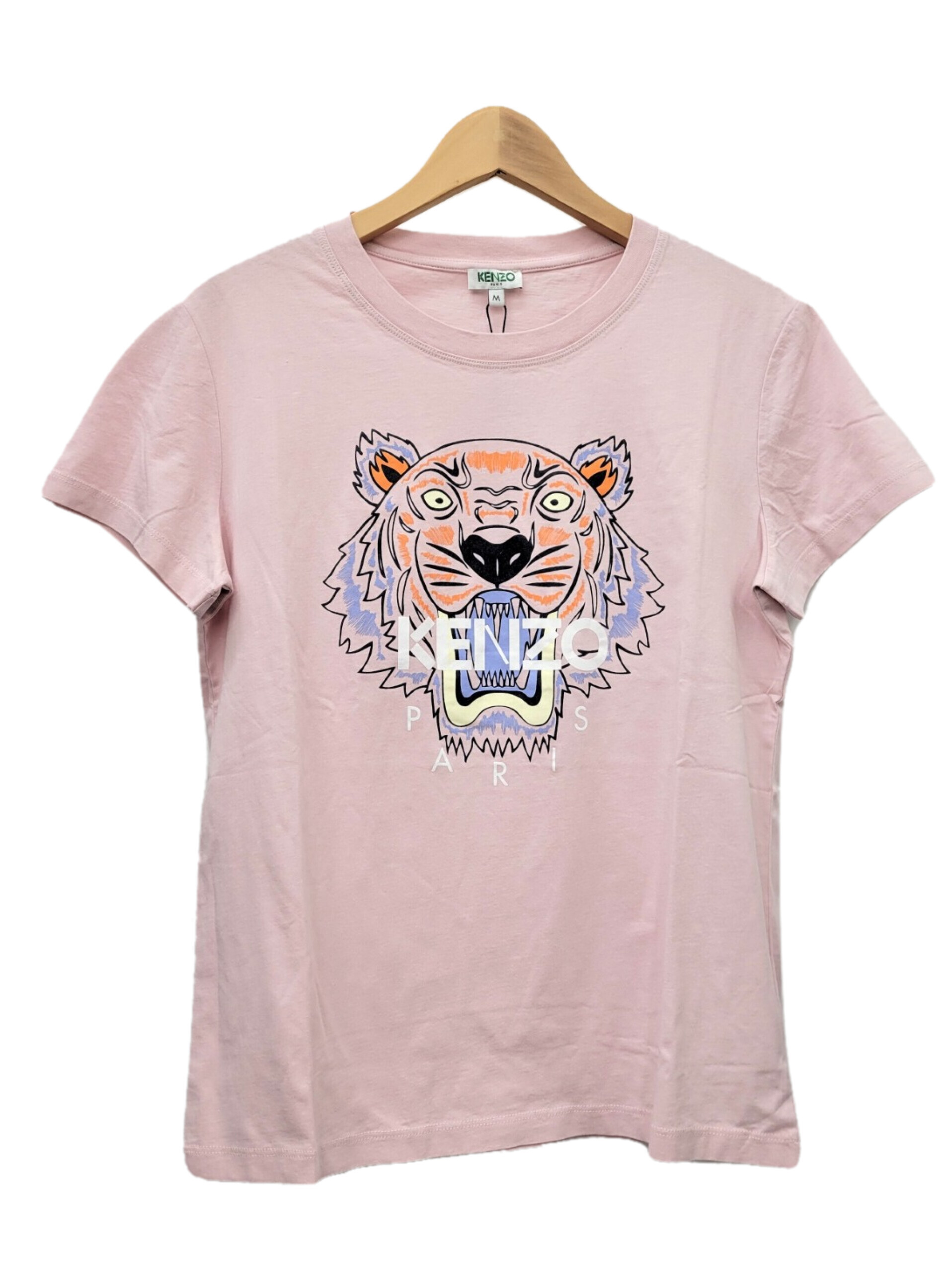 中古・古着通販】KENZO (ケンゾー) ラウンドネックタイガープリントカットソー ピンク サイズ:M 未使用品｜ブランド・古着通販  トレファク公式【TREFAC FASHION】スマホサイト