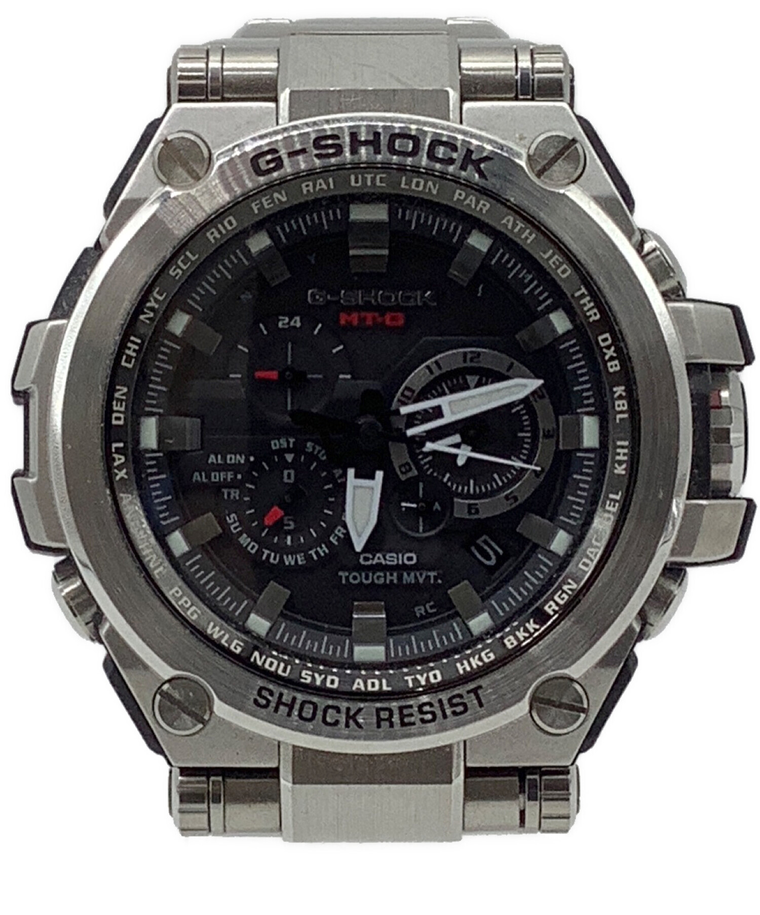 CASIO (カシオ) 腕時計 G-SHOCK MT-G 電波ソーラー MTG-S1000D-1AJF シルバー ブラック