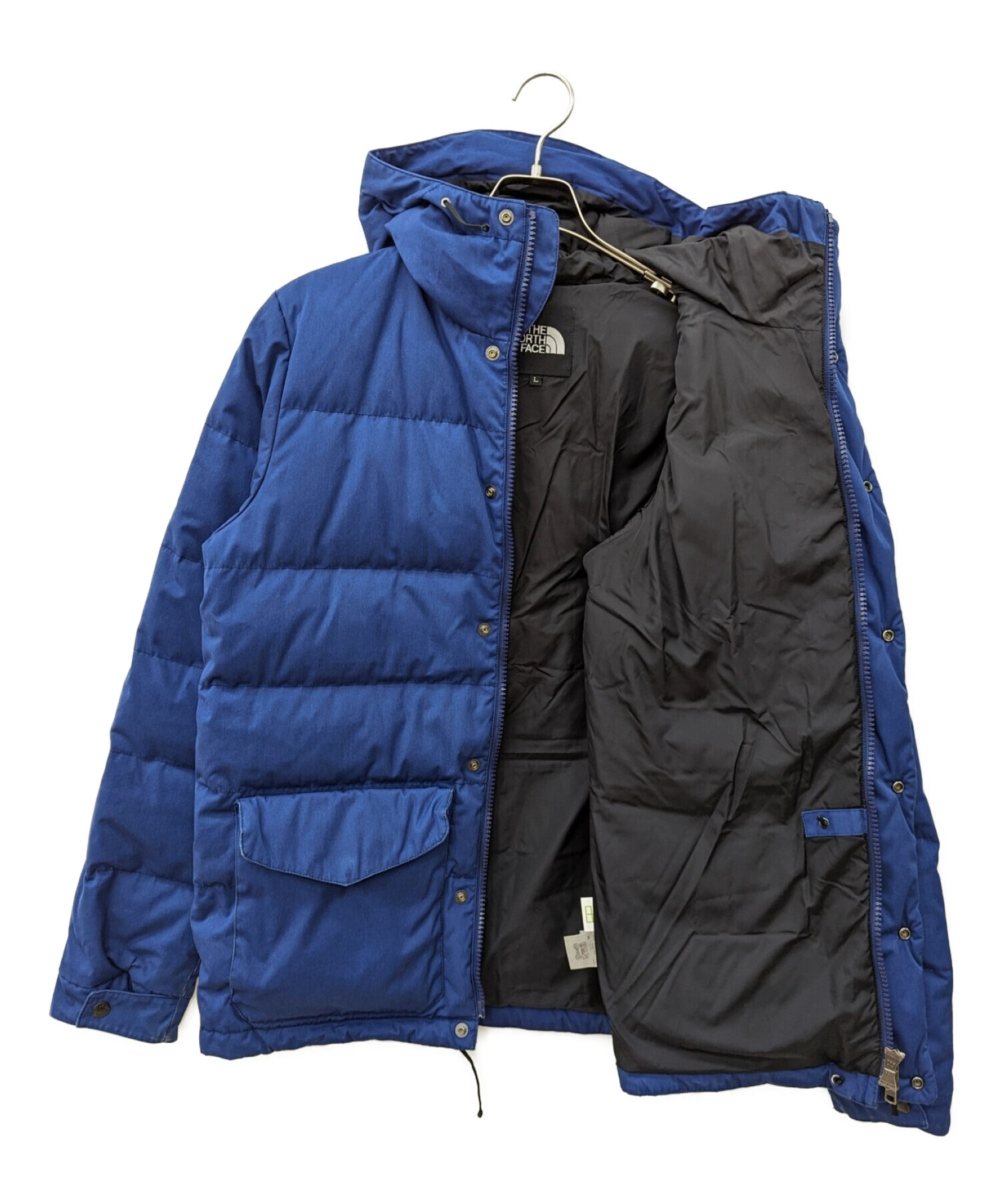 THE NORTH FACE (ザ ノース フェイス) ダウンジャケット ブルー サイズ:L