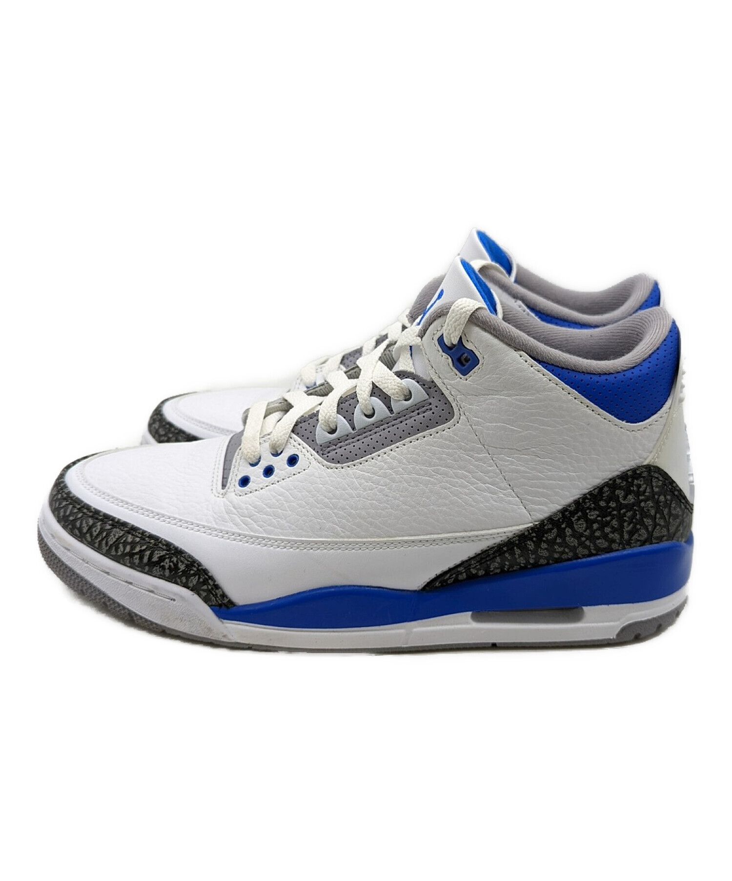 NIKE (ナイキ) AIR JORDAN 3 RETRO (エアジョーダン 3 レトロ) ホワイト×ブルー サイズ:US 9.5