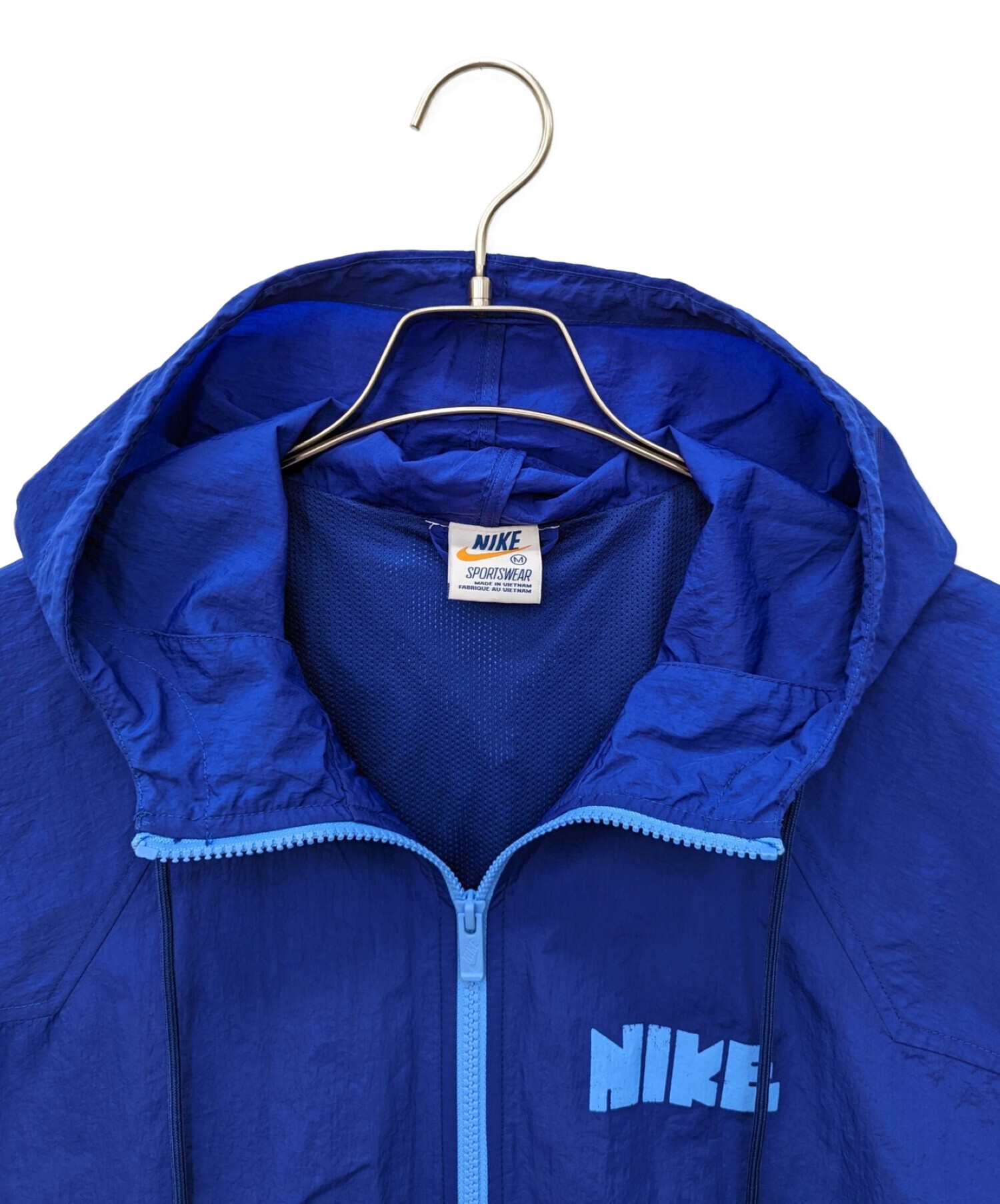 NIKE (ナイキ) WINDRUNNER WOVEN NB JACKET (ウインドランナーウーブンNBジャケット) ブルー サイズ:M