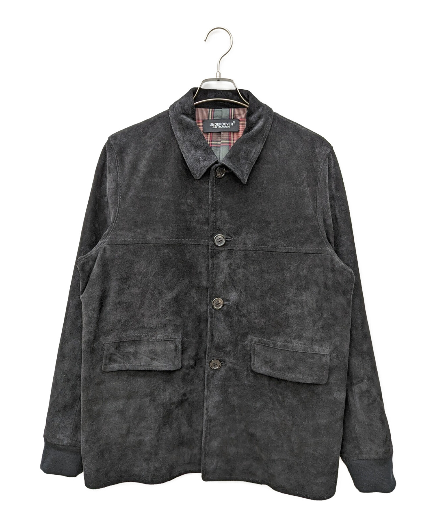 UNDERCOVER (アンダーカバー) スウェードジャケット ブラック サイズ:3