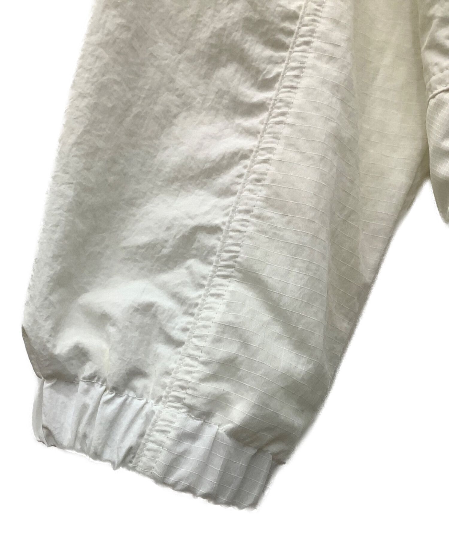 LACOSTE (ラコステ) アシンメトリーパッチワークトラックジャケット ホワイト サイズ:FR48