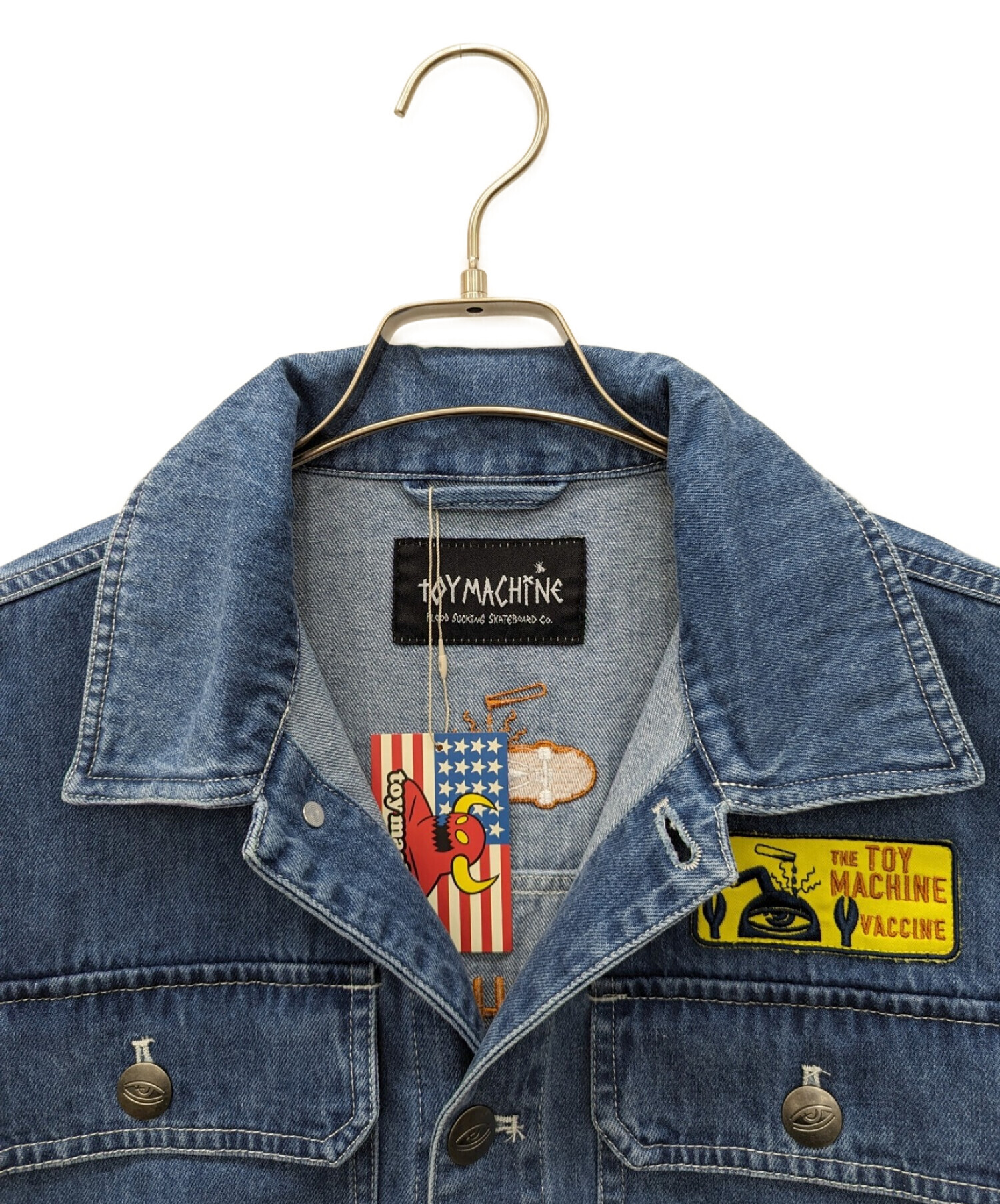 中古・古着通販】TOY MACHINE (トイマシーン) VACCINE LOOSE FIT DENIM