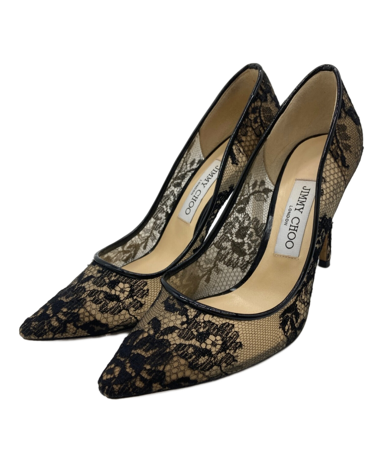 中古・古着通販】JIMMY CHOO (ジミーチュウ) ROMY 100 ブラック サイズ