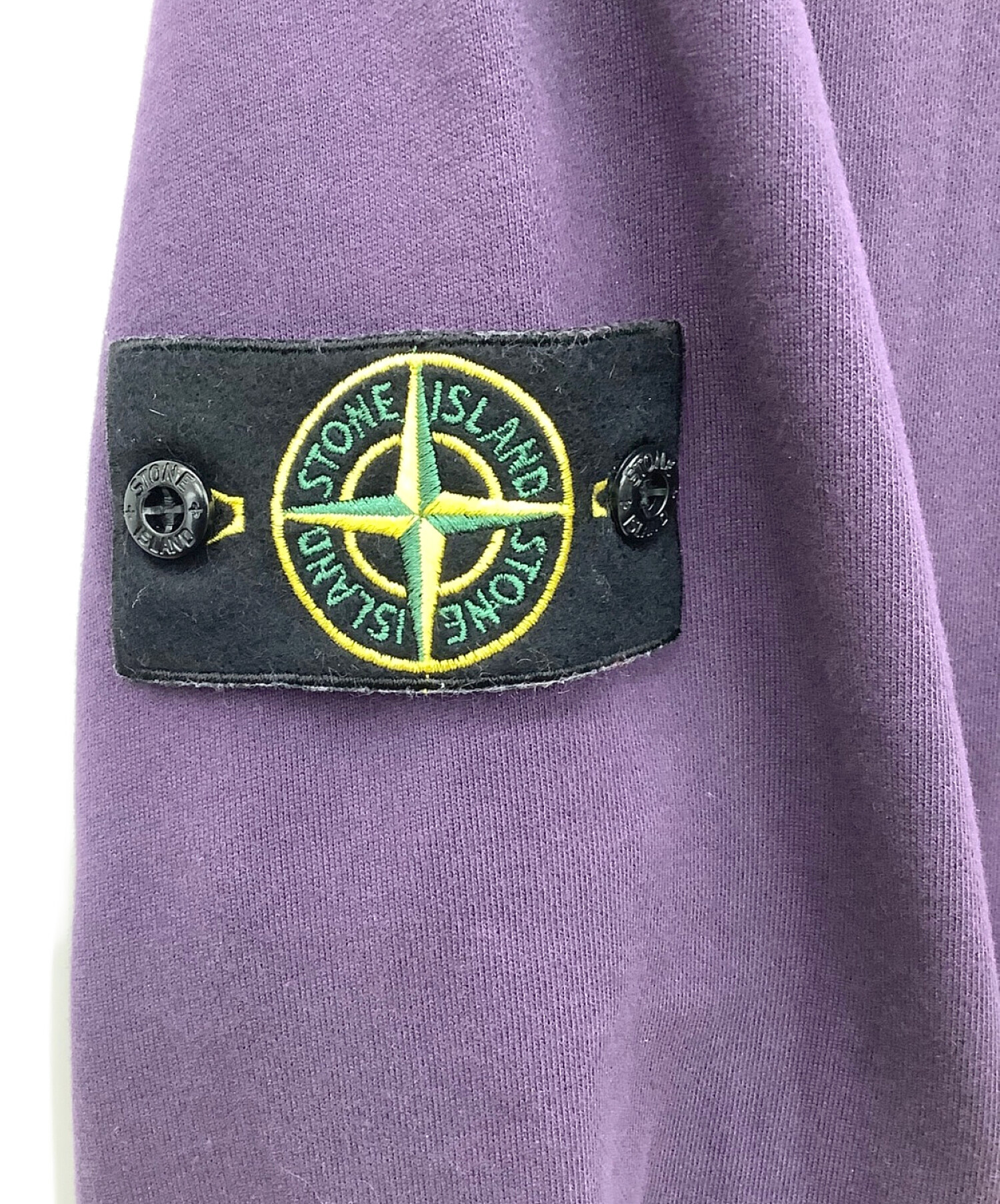 40周年 STONE ISLAND スウェット 紫 Sサイズ-