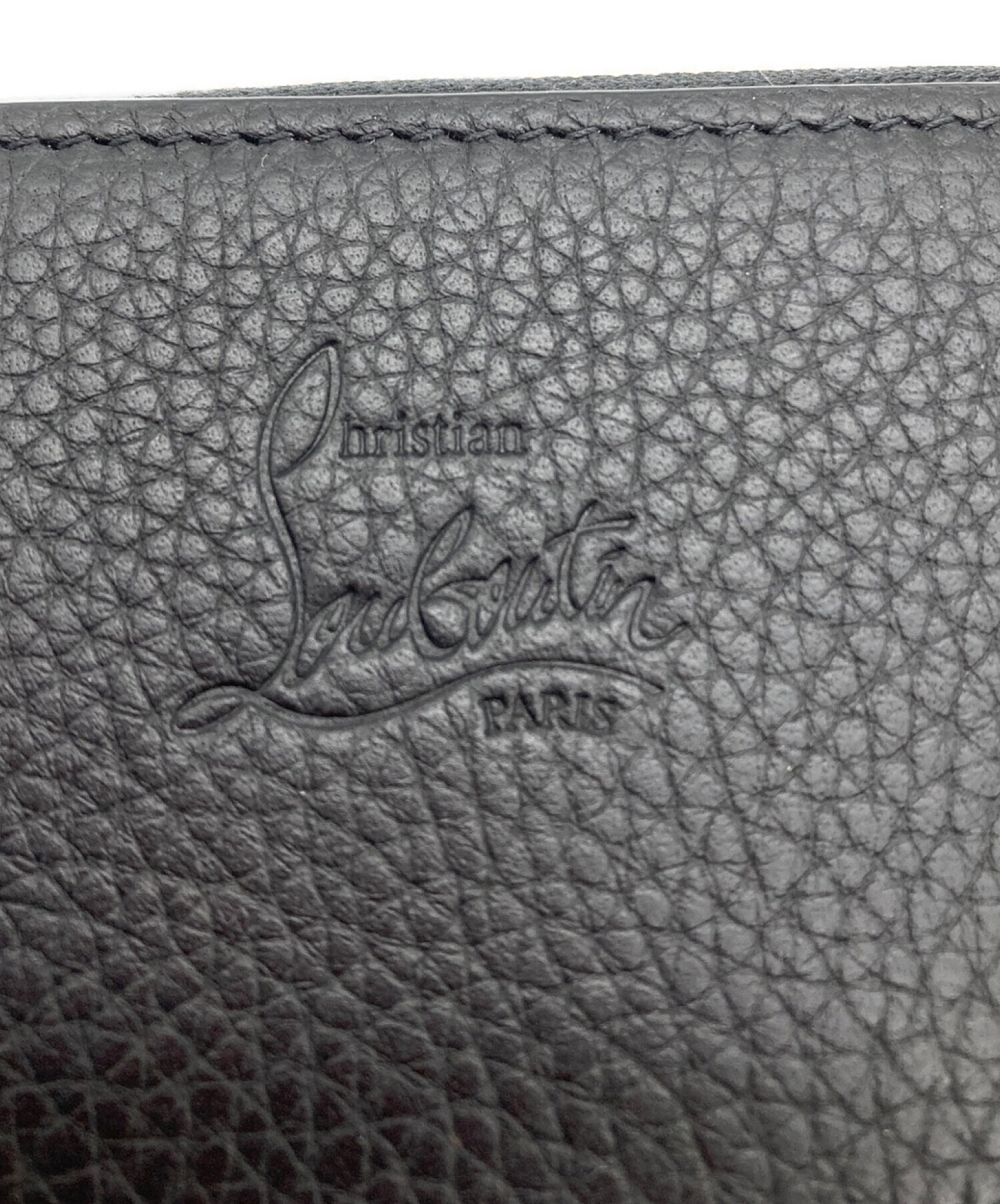 中古・古着通販】Christian Louboutin (クリスチャン・ルブタン) ラウンドファスナー コインケース スパイク スタッズ ウォレット  ブラック×レッド｜ブランド・古着通販 トレファク公式【TREFAC FASHION】スマホサイト