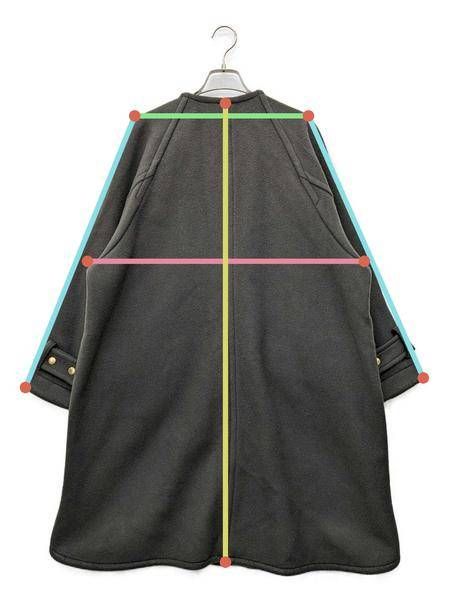 【中古・古着通販】Traditional Weatherwear (トラディショナルウェザーウェア) ノーカラーコート オリーブ サイズ:34｜ブランド・古着通販  トレファク公式【TREFAC FASHION】スマホサイト