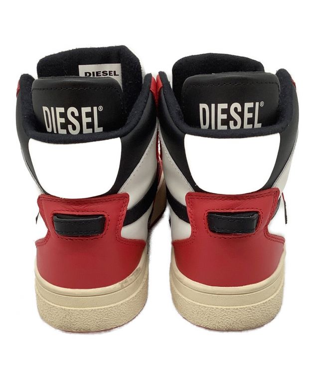 中古・古着通販】DIESEL (ディーゼル) ハイカットスニーカー レッド