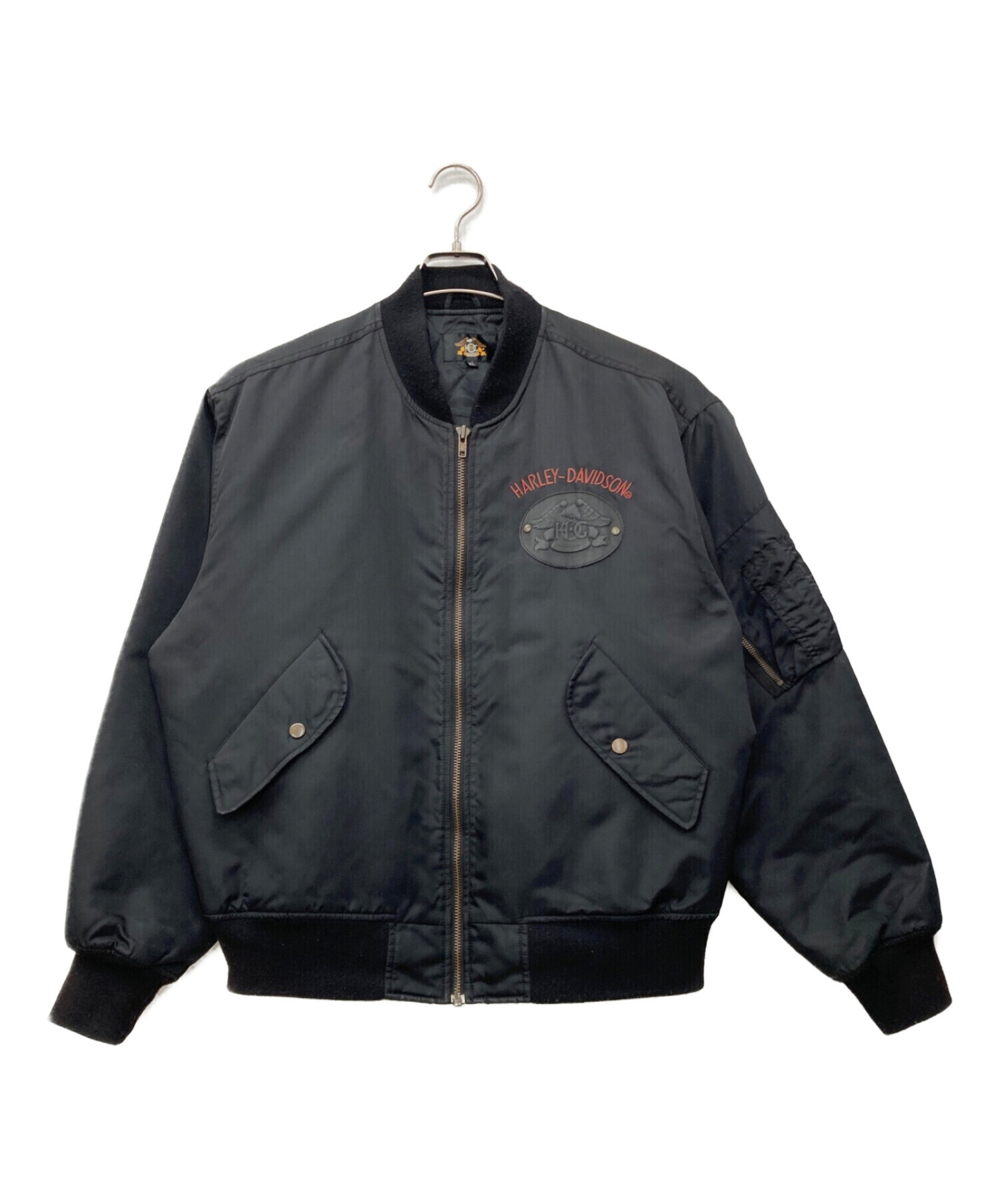 中古・古着通販】HARLEY-DAVIDSON (ハーレーダビッドソン) フライトジャケット ブラック サイズ:XL｜ブランド・古着通販  トレファク公式【TREFAC FASHION】スマホサイト