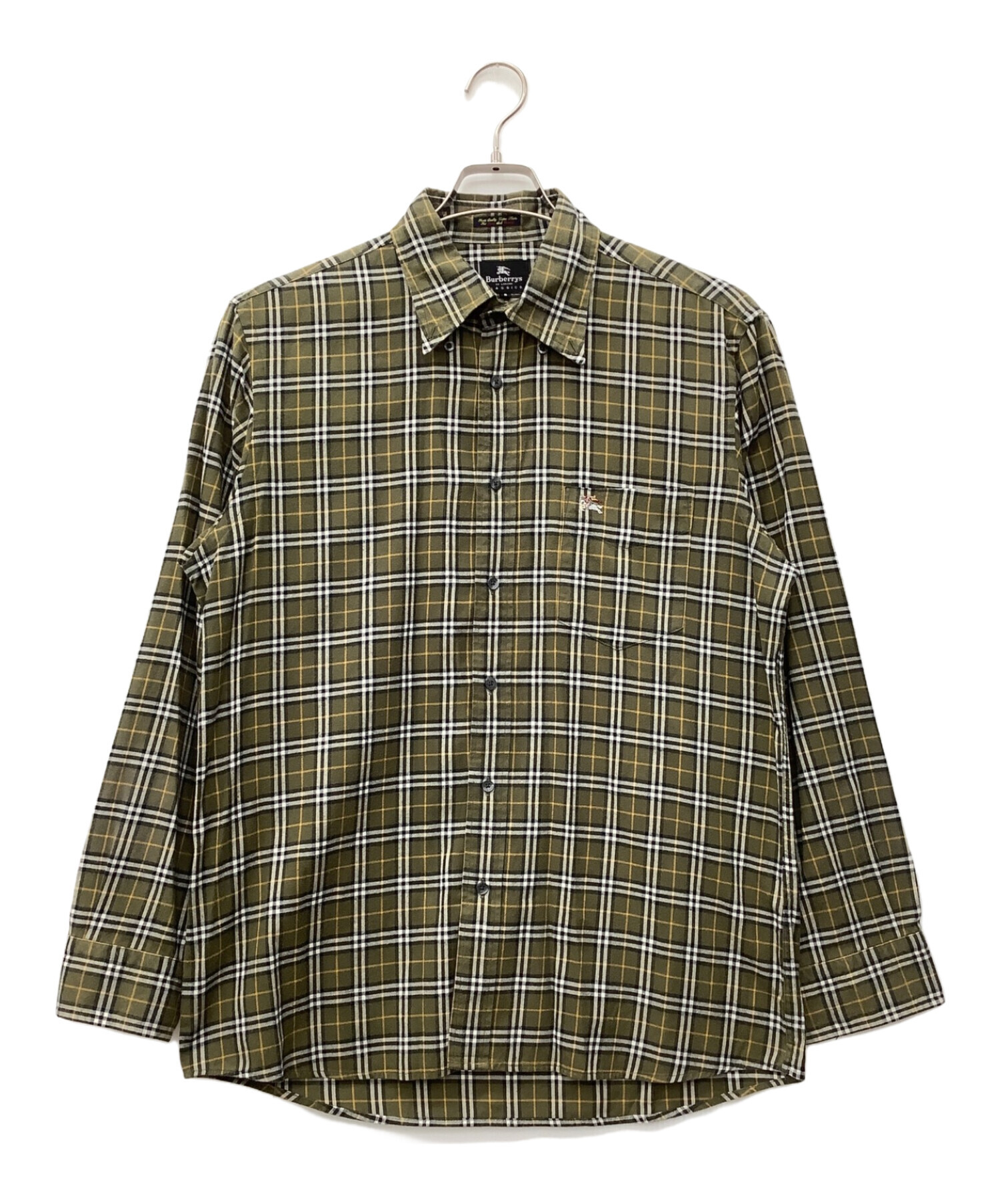 中古・古着通販】Burberry's (バーバリーズ) ボタンダウンシャツ オリーブ サイズ:3｜ブランド・古着通販 トレファク公式【TREFAC  FASHION】スマホサイト