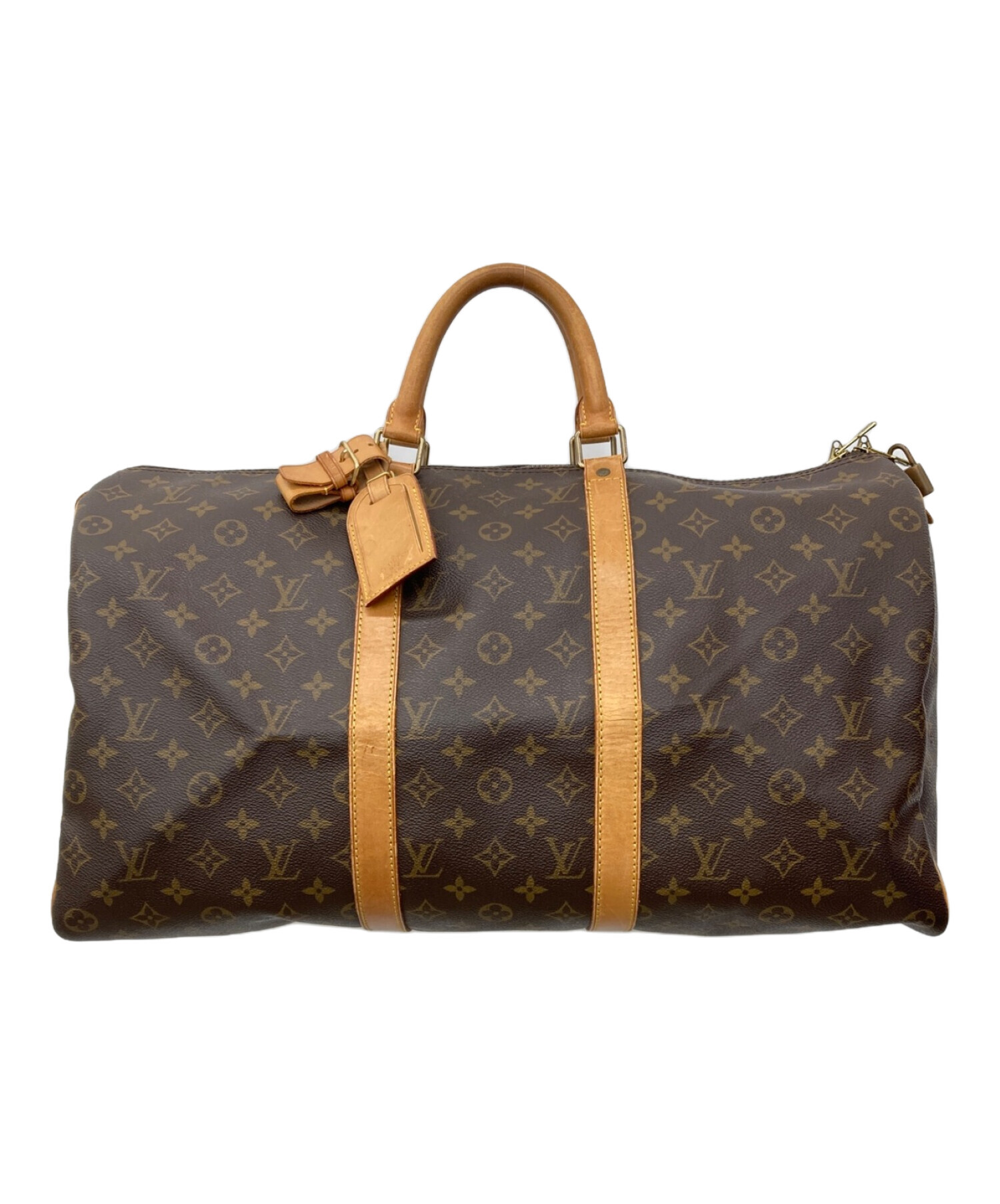 中古・古着通販】LOUIS VUITTON (ルイ ヴィトン) キーポル50 ブラウン 