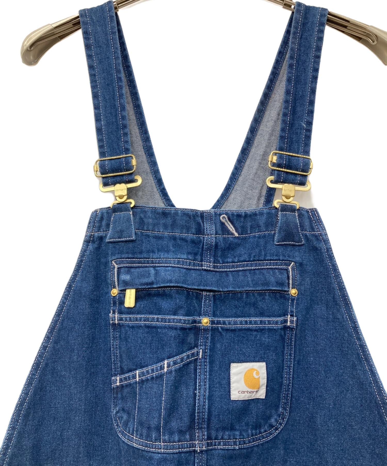 中古・古着通販】CarHartt (カーハート) デニムオーバーオール インディゴ サイズ:36×32｜ブランド・古着通販  トレファク公式【TREFAC FASHION】スマホサイト