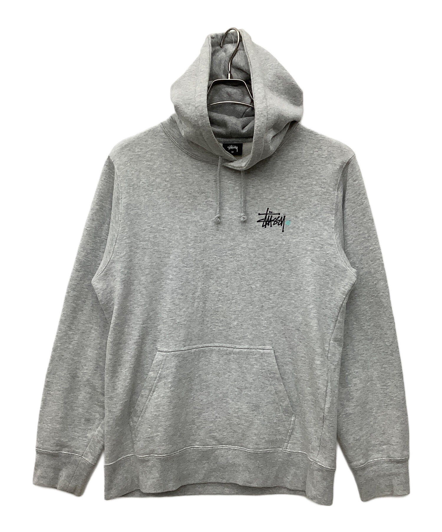 中古・古着通販】stussy (ステューシー) プルオーバーパーカー グレー サイズ:М｜ブランド・古着通販 トレファク公式【TREFAC  FASHION】スマホサイト