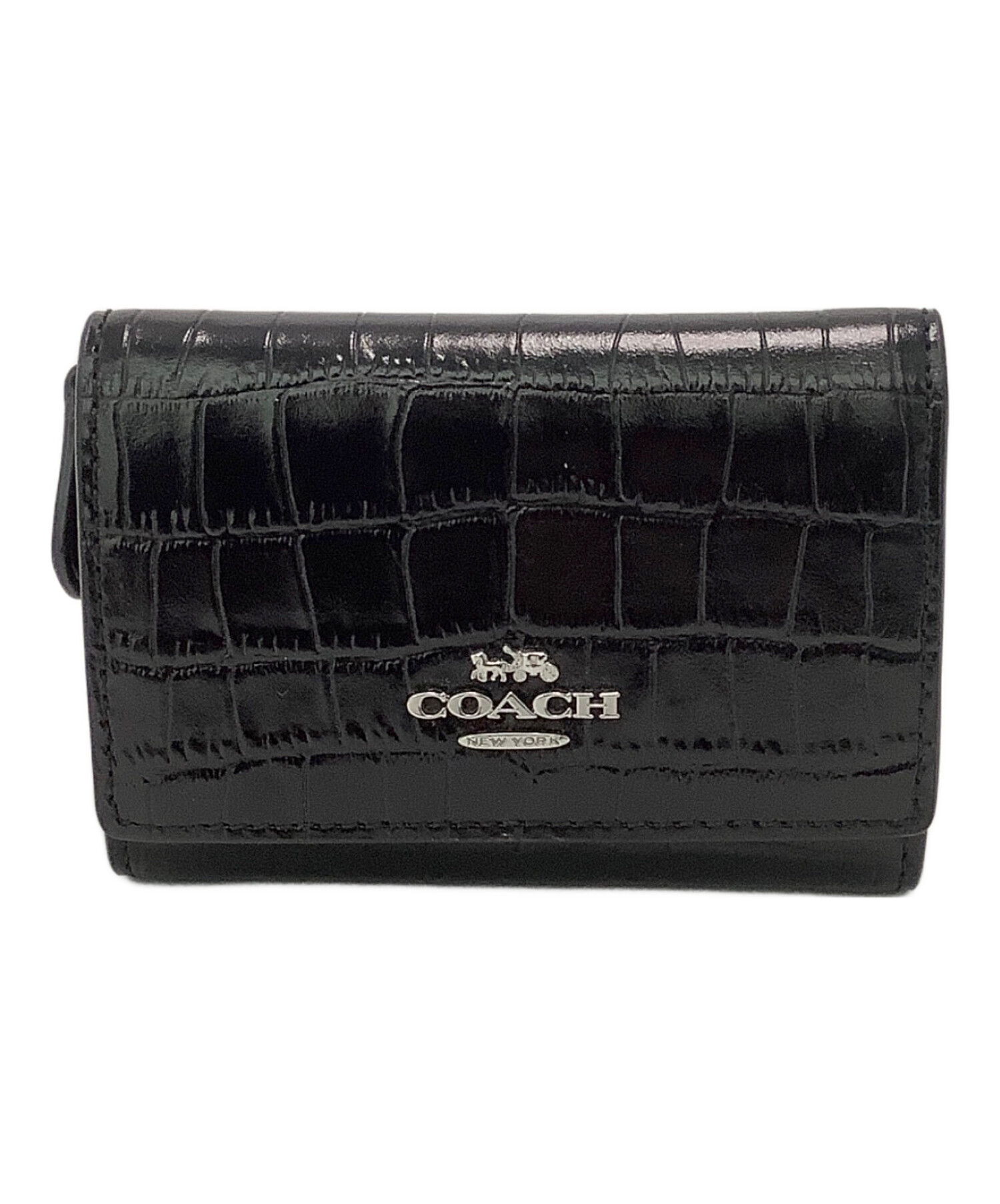 中古・古着通販】COACH (コーチ) クロコダイルエンボス ブラック｜ブランド・古着通販 トレファク公式【TREFAC FASHION】スマホサイト