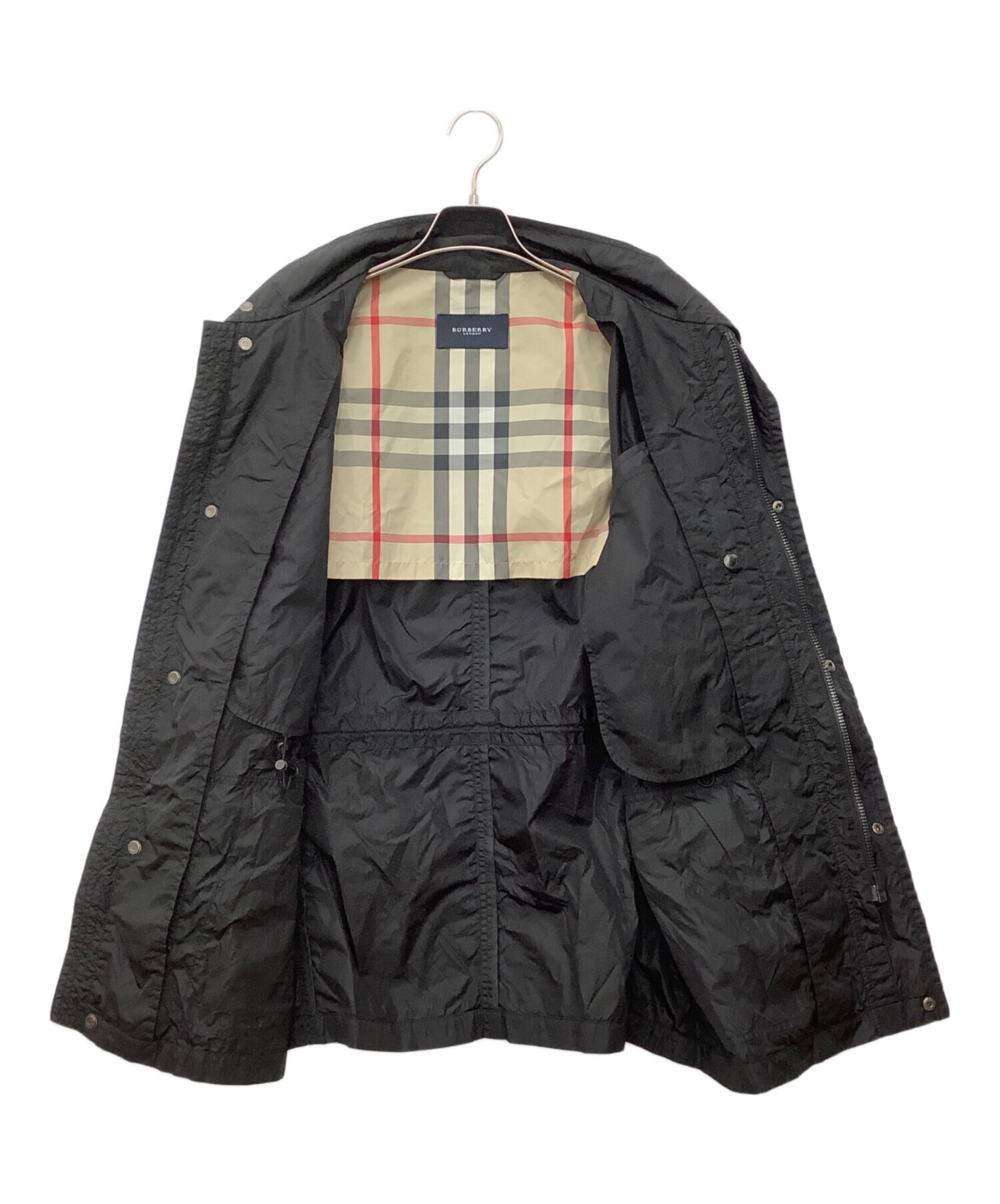 中古・古着通販】BURBERRY LONDON (バーバリーロンドン) ナイロンジャケット ブラック サイズ:L｜ブランド・古着通販  トレファク公式【TREFAC FASHION】スマホサイト