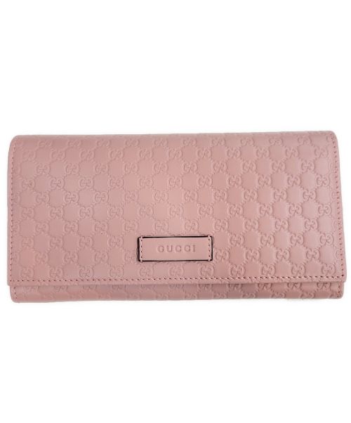 中古・古着通販】GUCCI (グッチ) 長財布 ピンク｜ブランド・古着通販