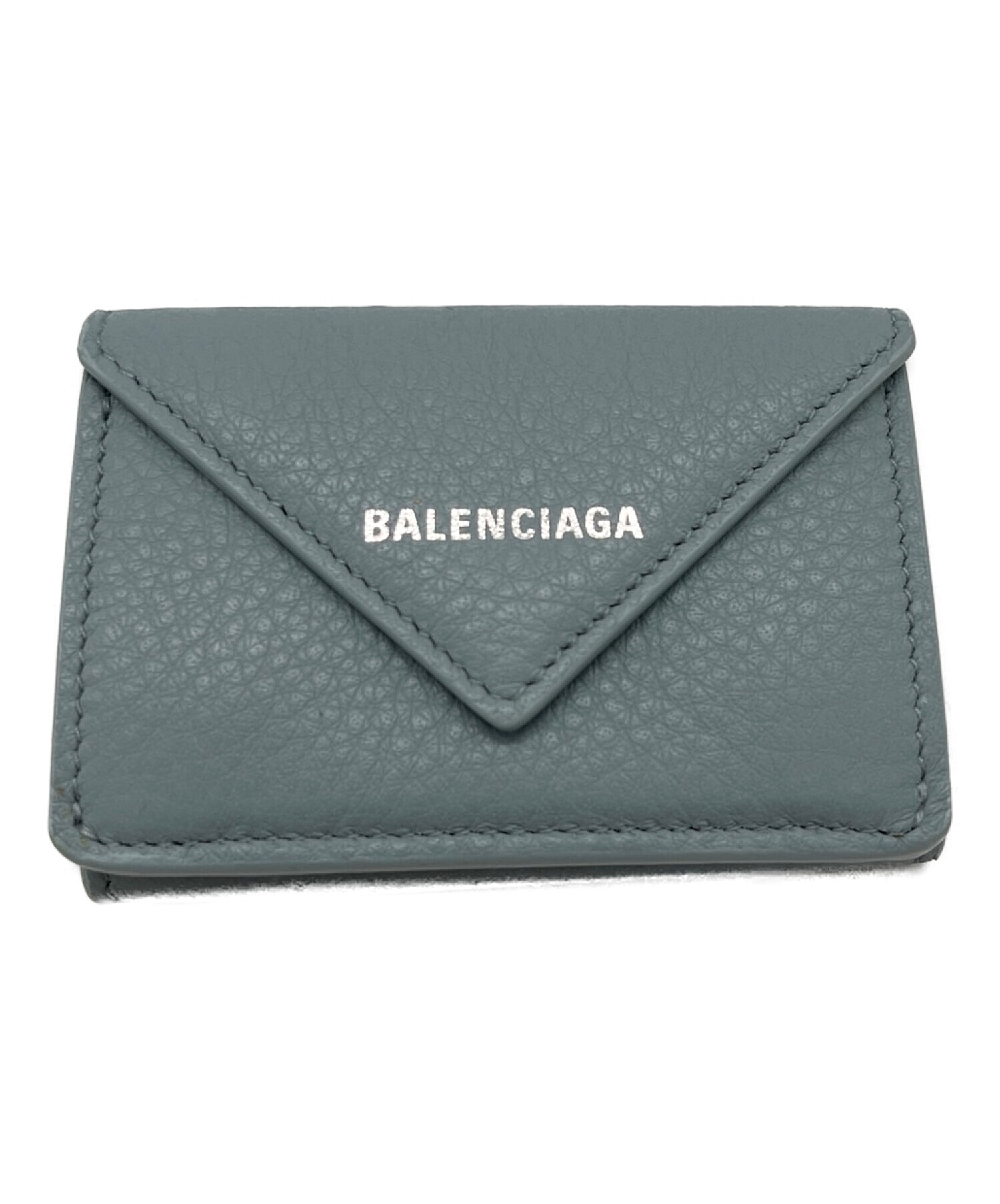 BALENCIAGA (バレンシアガ) 3つ折り財布 ブルー サイズ:-